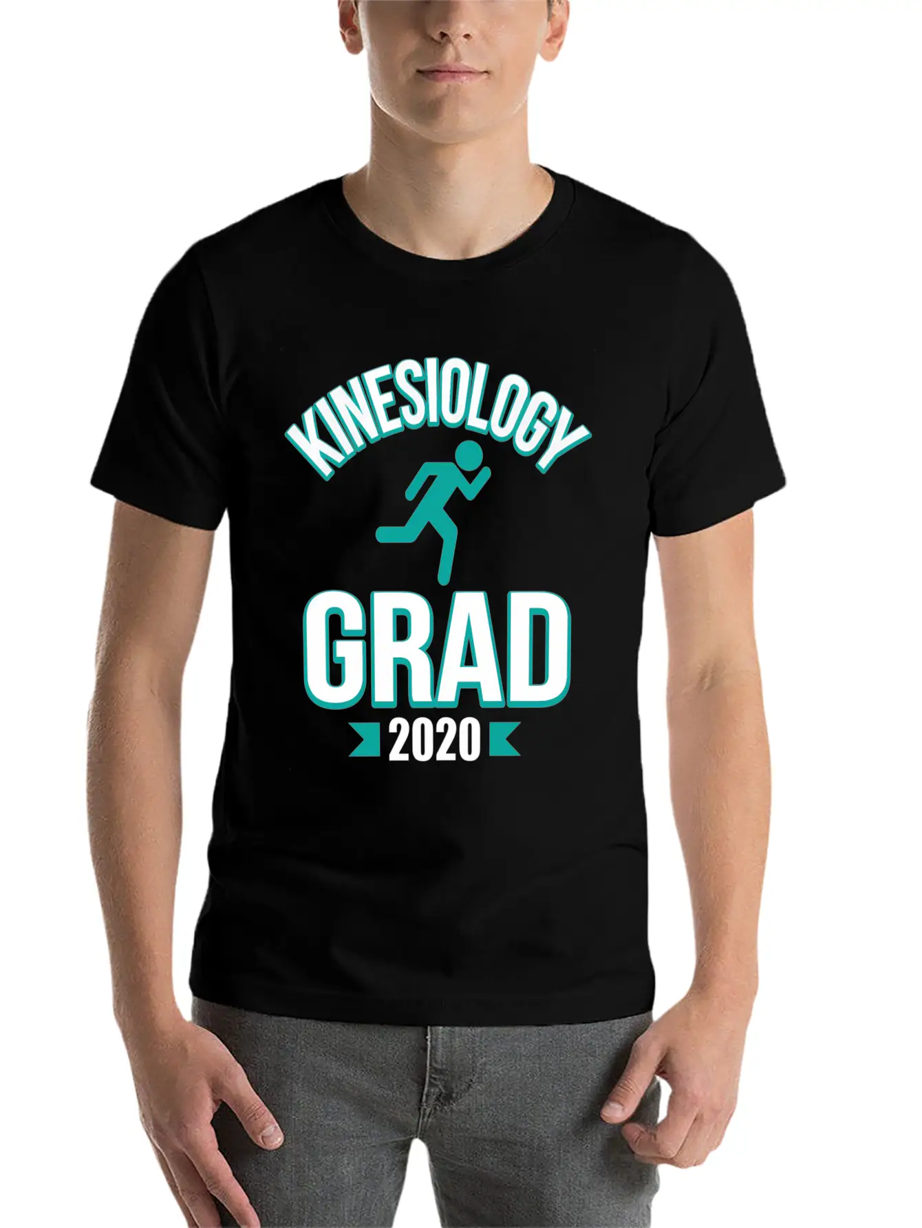 Kinesiology Major Grad Graduation Physio 2020 Coll Stylish Everyday T-Shirt – Unisex Basic Cotton Tee
