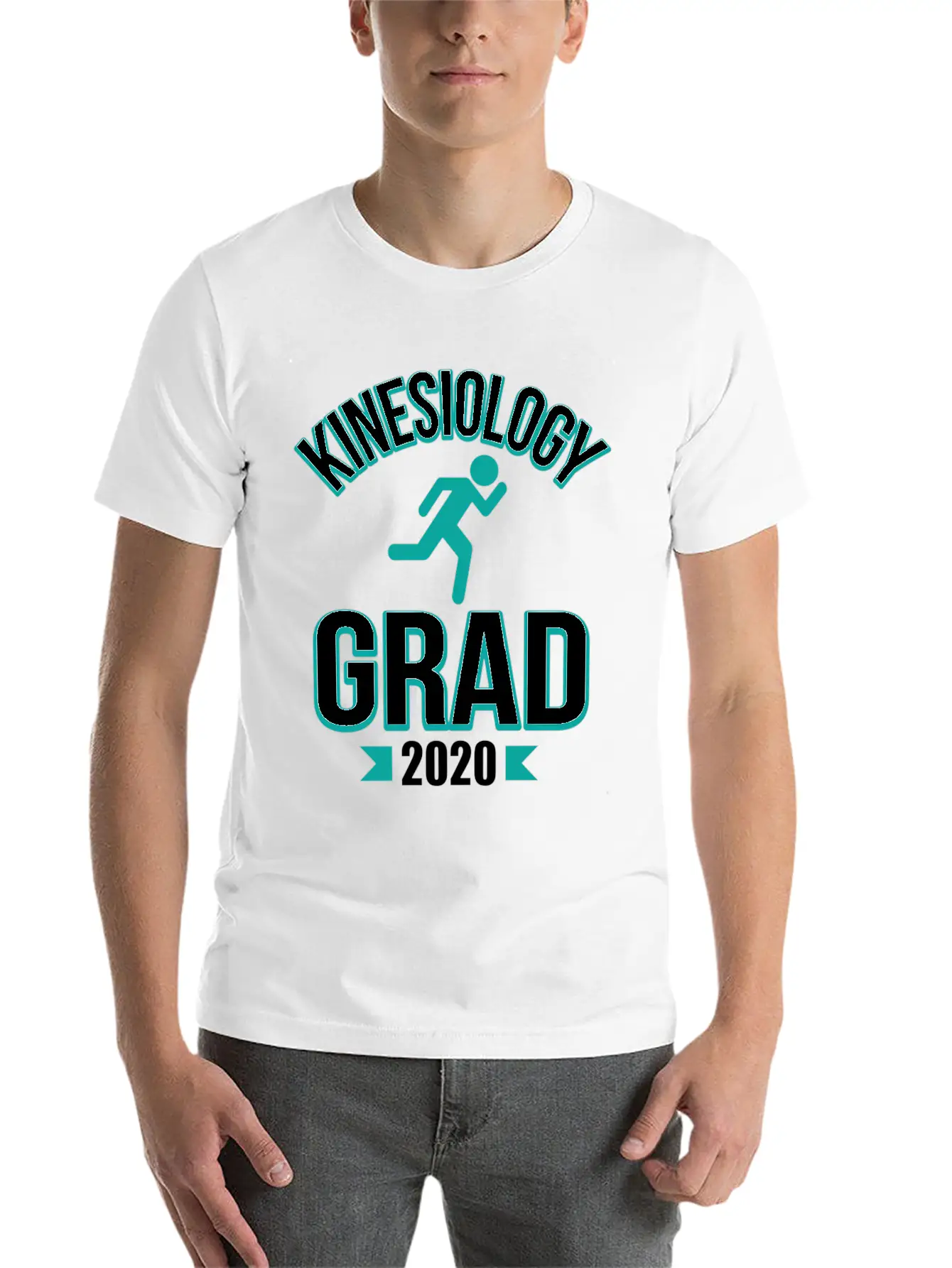 Kinesiology Major Grad Graduation Physio 2020 Coll Stylish Everyday T-Shirt – Unisex Basic Cotton Tee