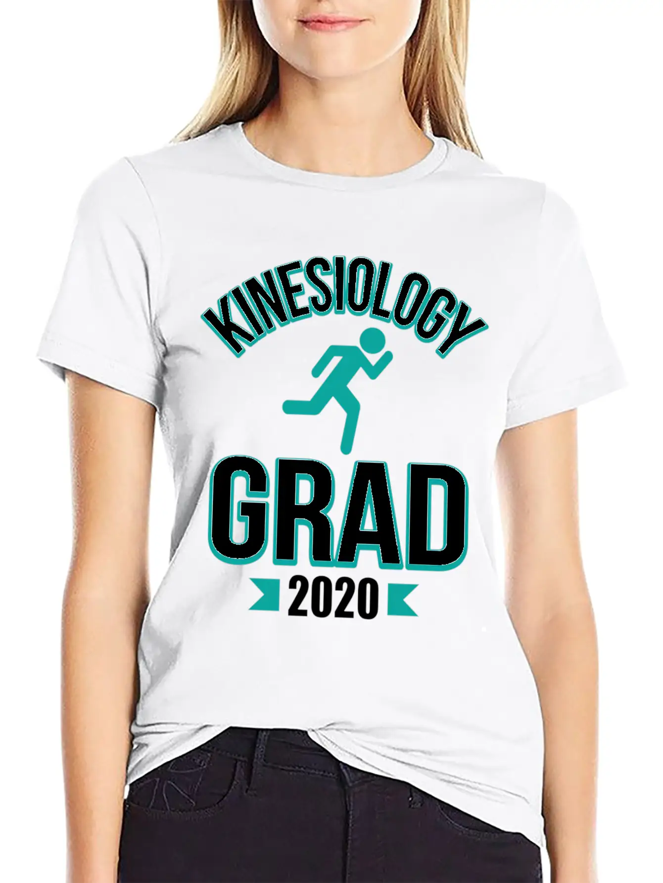 Kinesiology Major Grad Graduation Physio 2020 Coll Stylish Everyday T-Shirt – Unisex Basic Cotton Tee