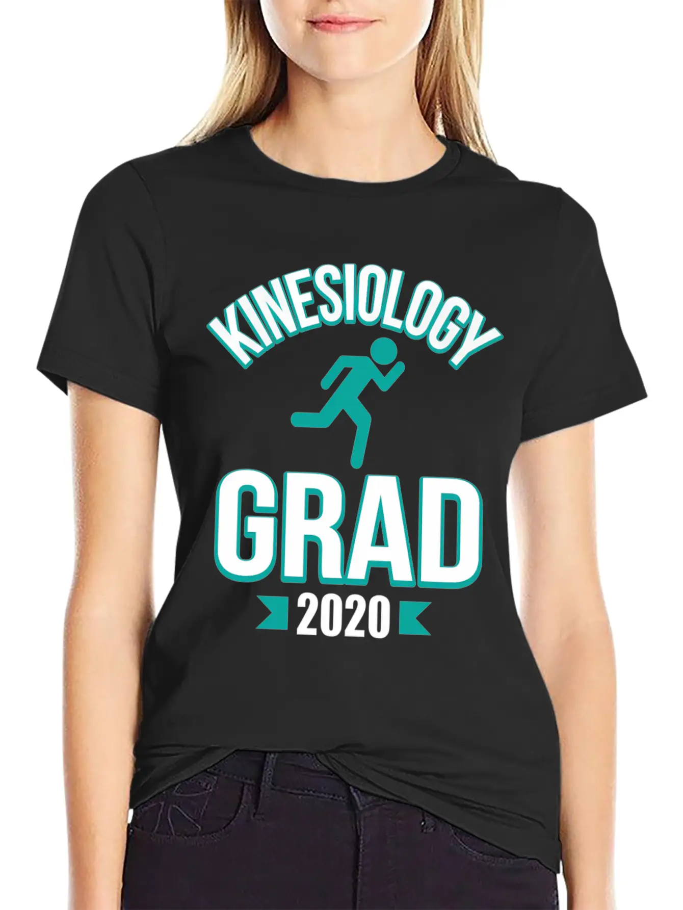 Kinesiology Major Grad Graduation Physio 2020 Coll Stylish Everyday T-Shirt – Unisex Basic Cotton Tee