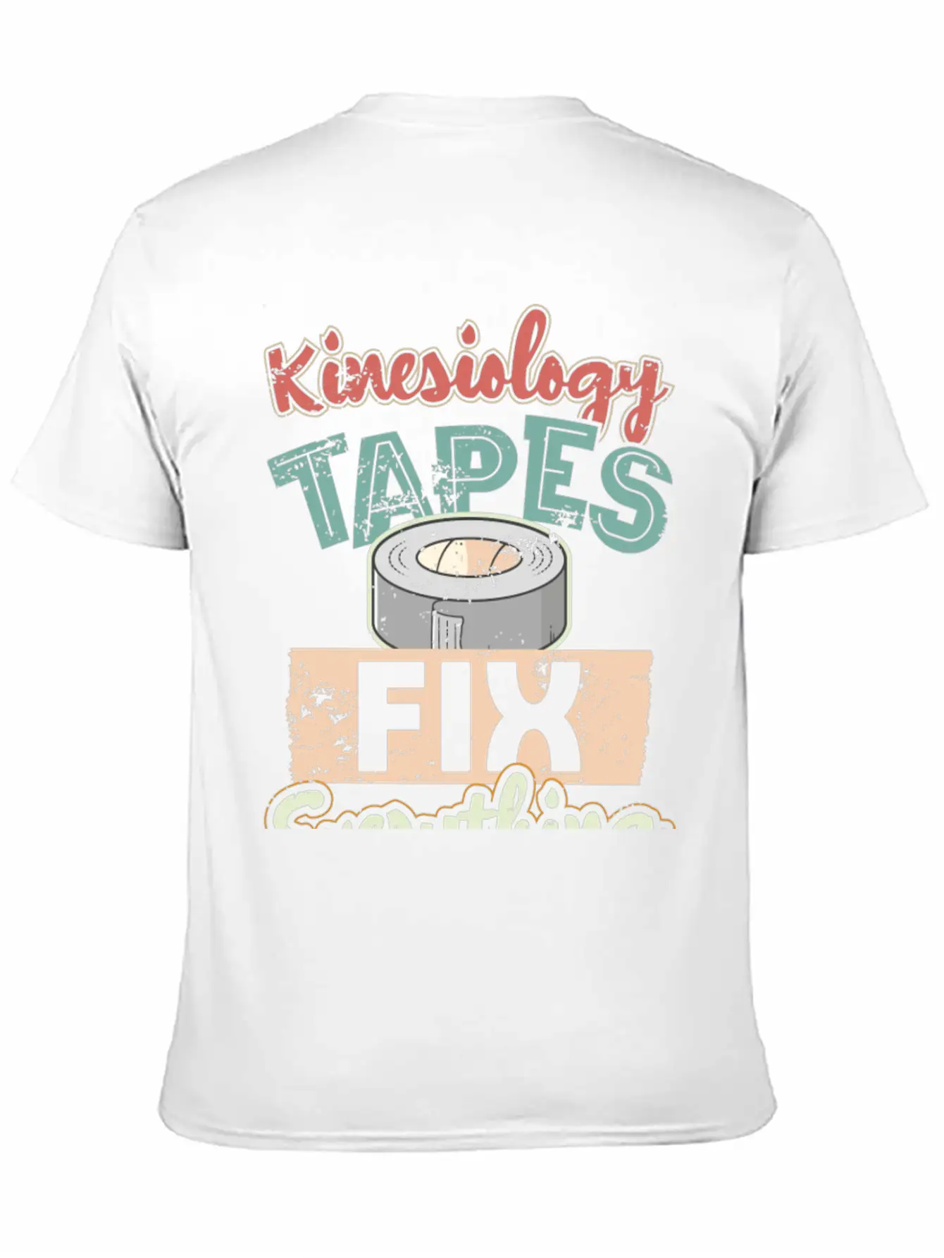 Kinesiology Tape Humor Therapist Therapy Timeless Short Sleeve Tee – Comfy And Minimalist Design
