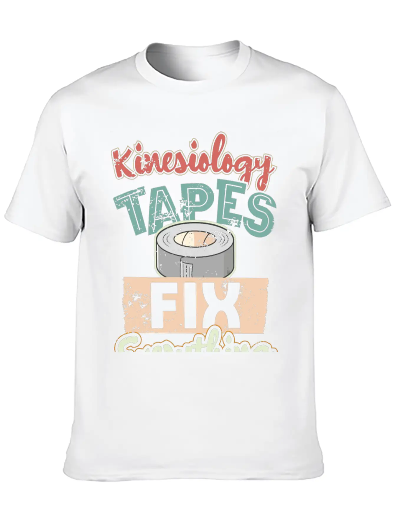 Kinesiology Tape Humor Therapist Therapy Timeless Short Sleeve Tee – Comfy And Minimalist Design