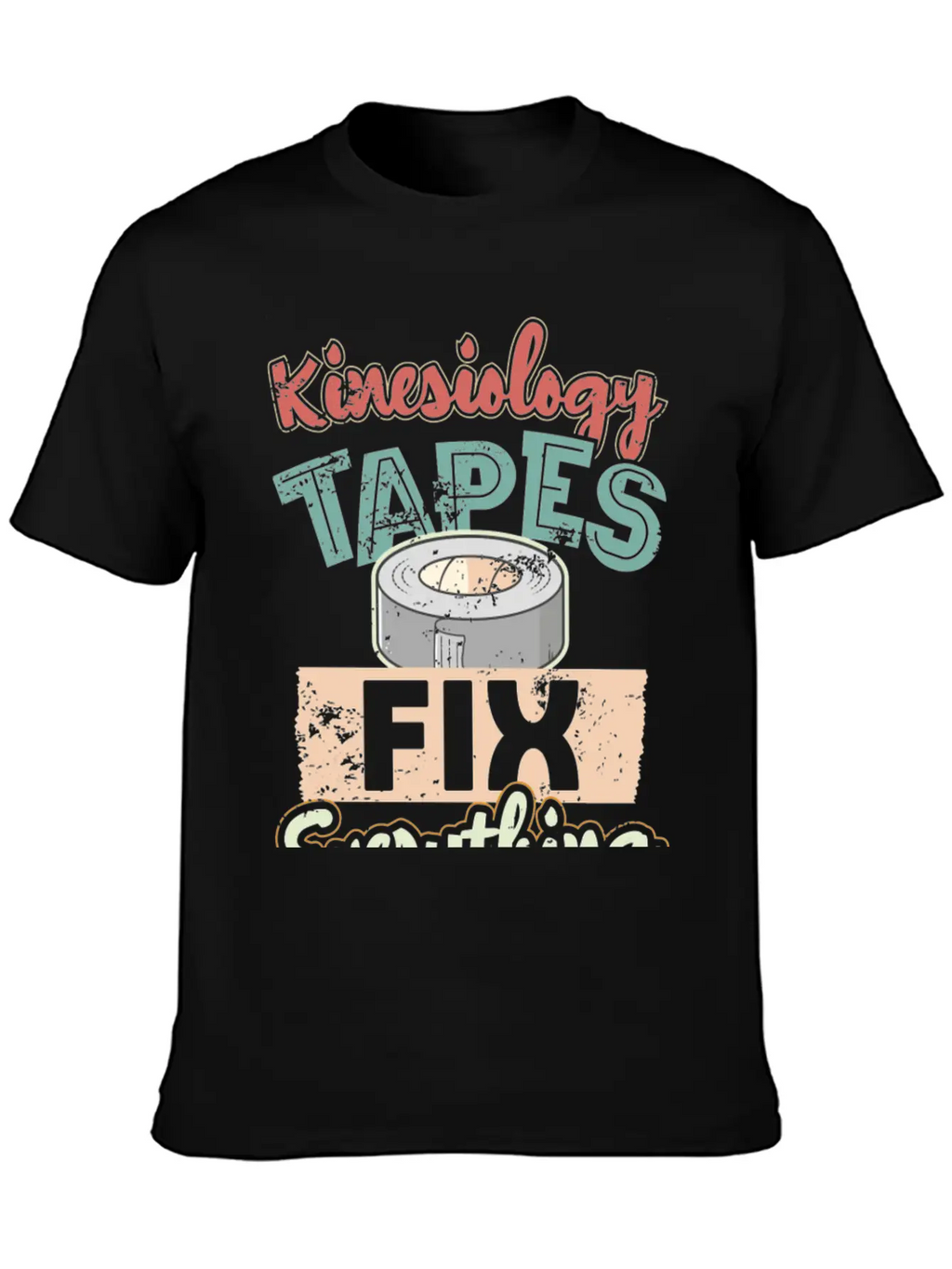 Kinesiology Tape Humor Therapist Therapy Timeless Short Sleeve Tee – Comfy And Minimalist Design