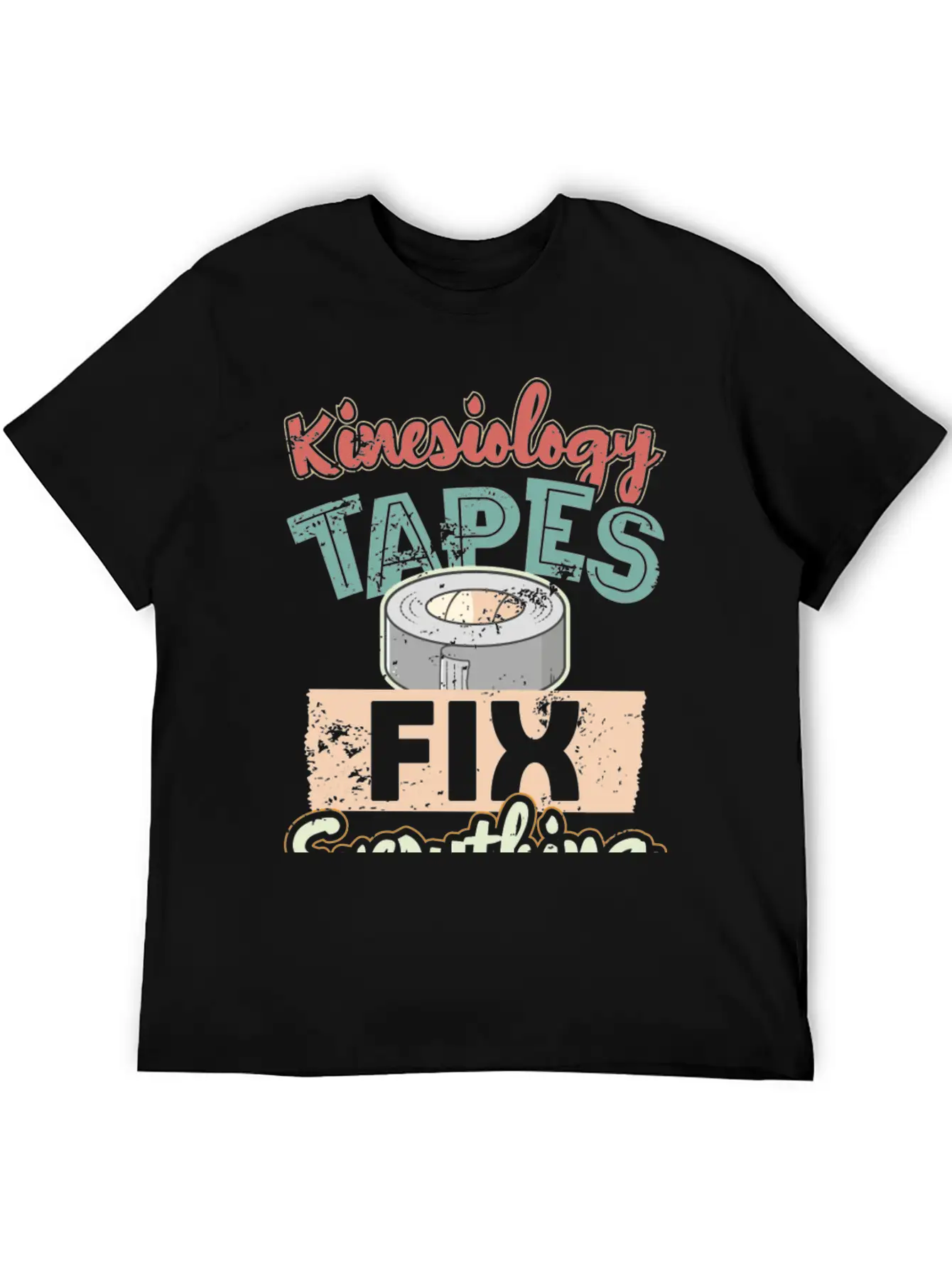 Kinesiology Tape Humor Therapist Therapy Timeless Short Sleeve Tee – Comfy And Minimalist Design
