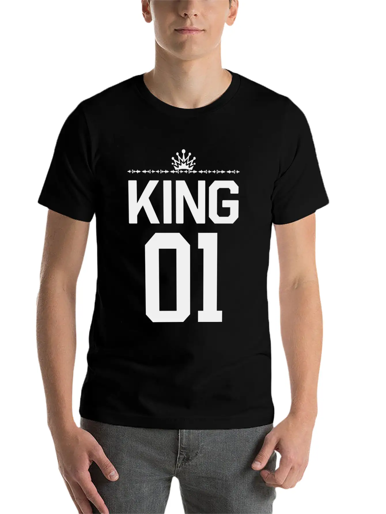 King 01 Unisex Casual T-Shirt – Clean Design For Daily Comfort