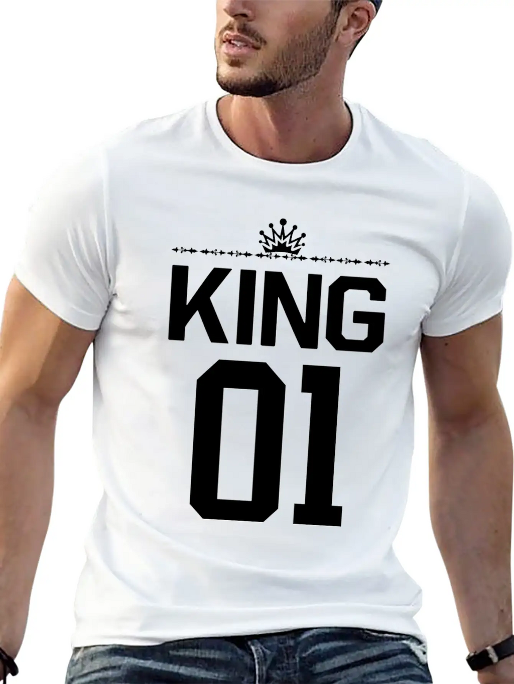 King 01 Unisex Casual T-Shirt – Clean Design For Daily Comfort