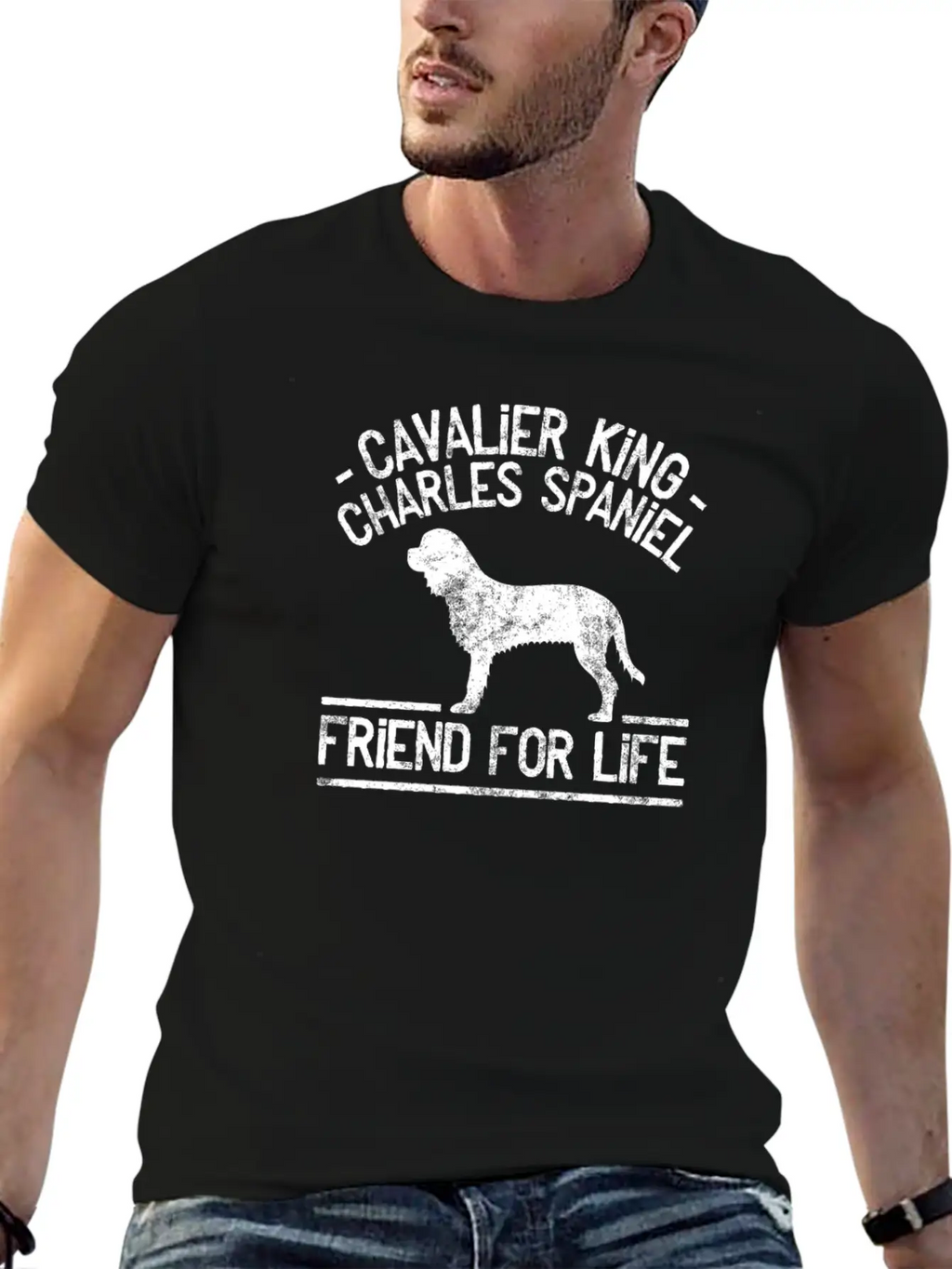 King Charles Spaniel Dog Owner Dog Gift Breathable Soft Cotton T-Shirt – Timeless Casual Look