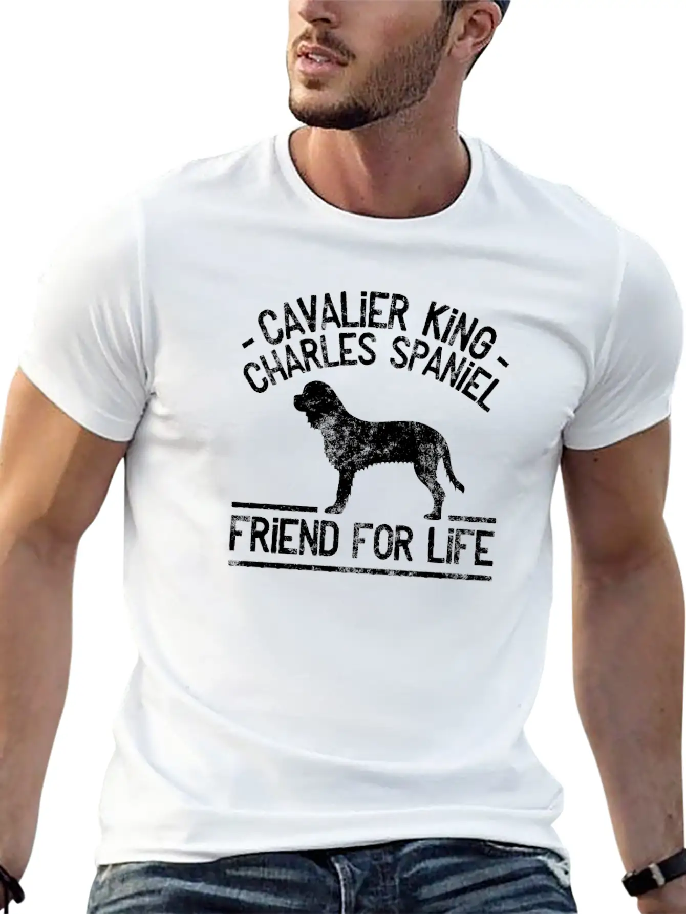 King Charles Spaniel Dog Owner Dog Gift Breathable Soft Cotton T-Shirt – Timeless Casual Look