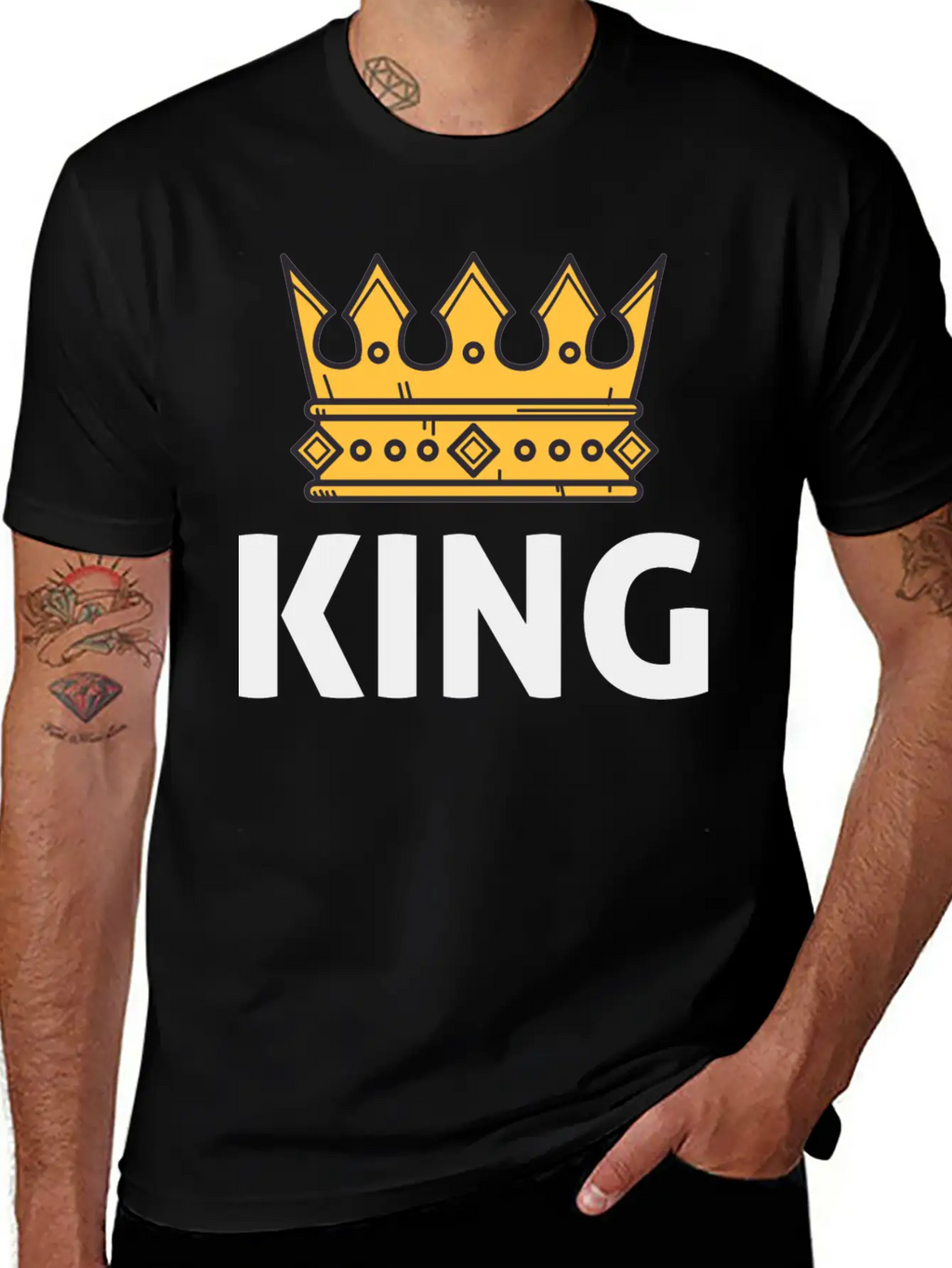 King Classic Cotton Tee – Unisex Comfort For Any Season