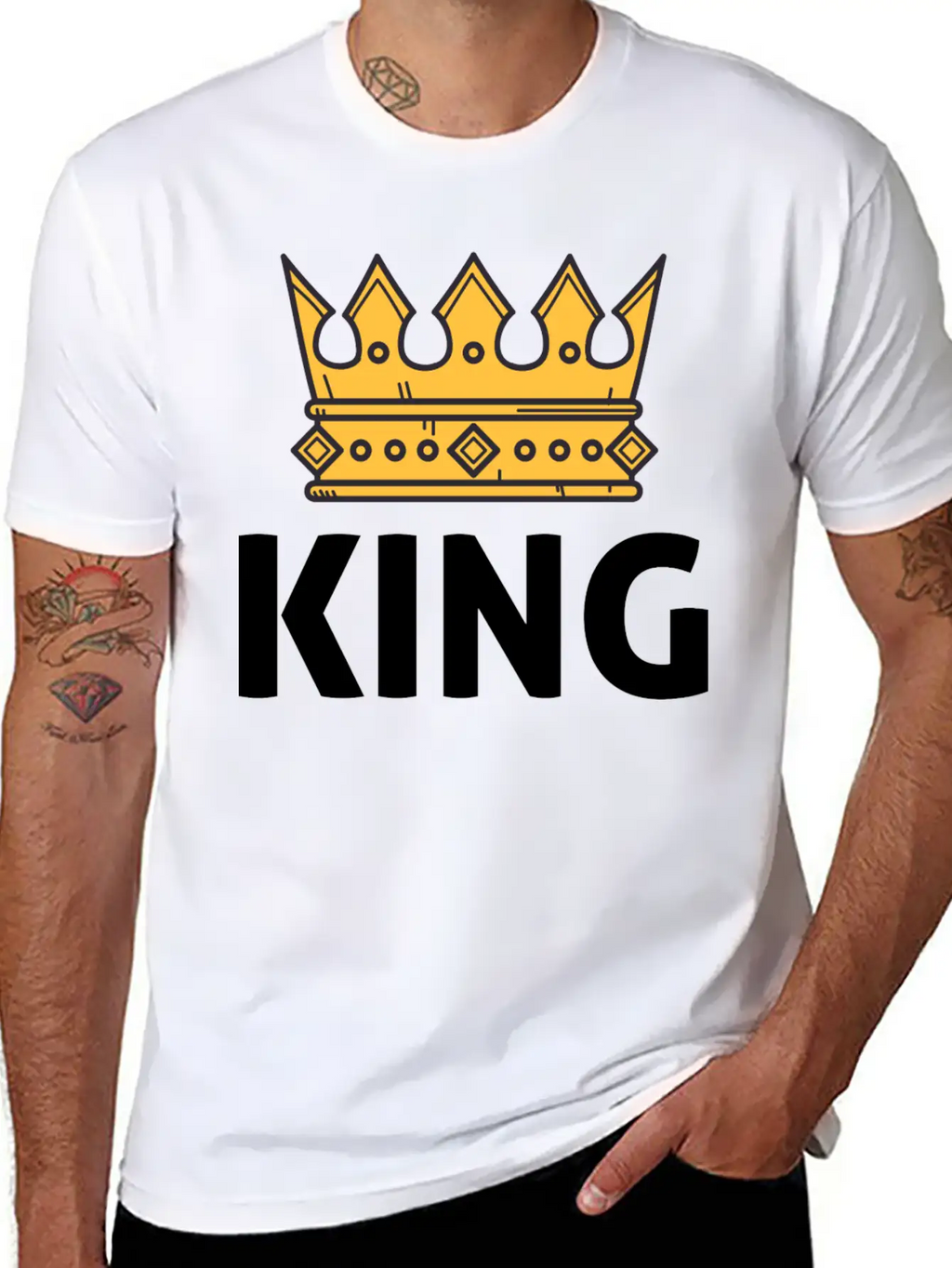 King Classic Cotton Tee – Unisex Comfort For Any Season