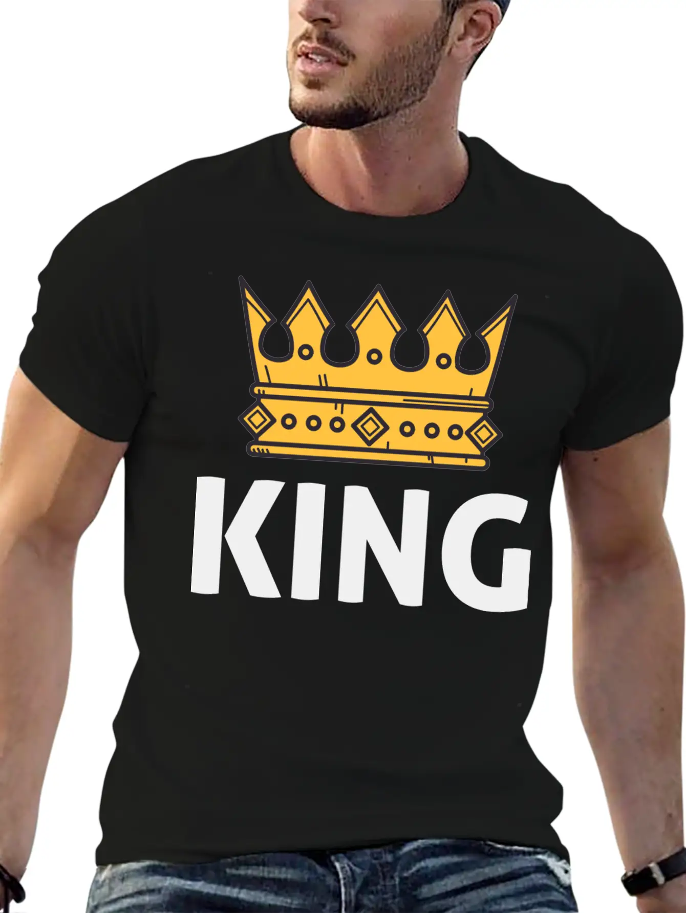 King Classic Cotton Tee – Unisex Comfort For Any Season