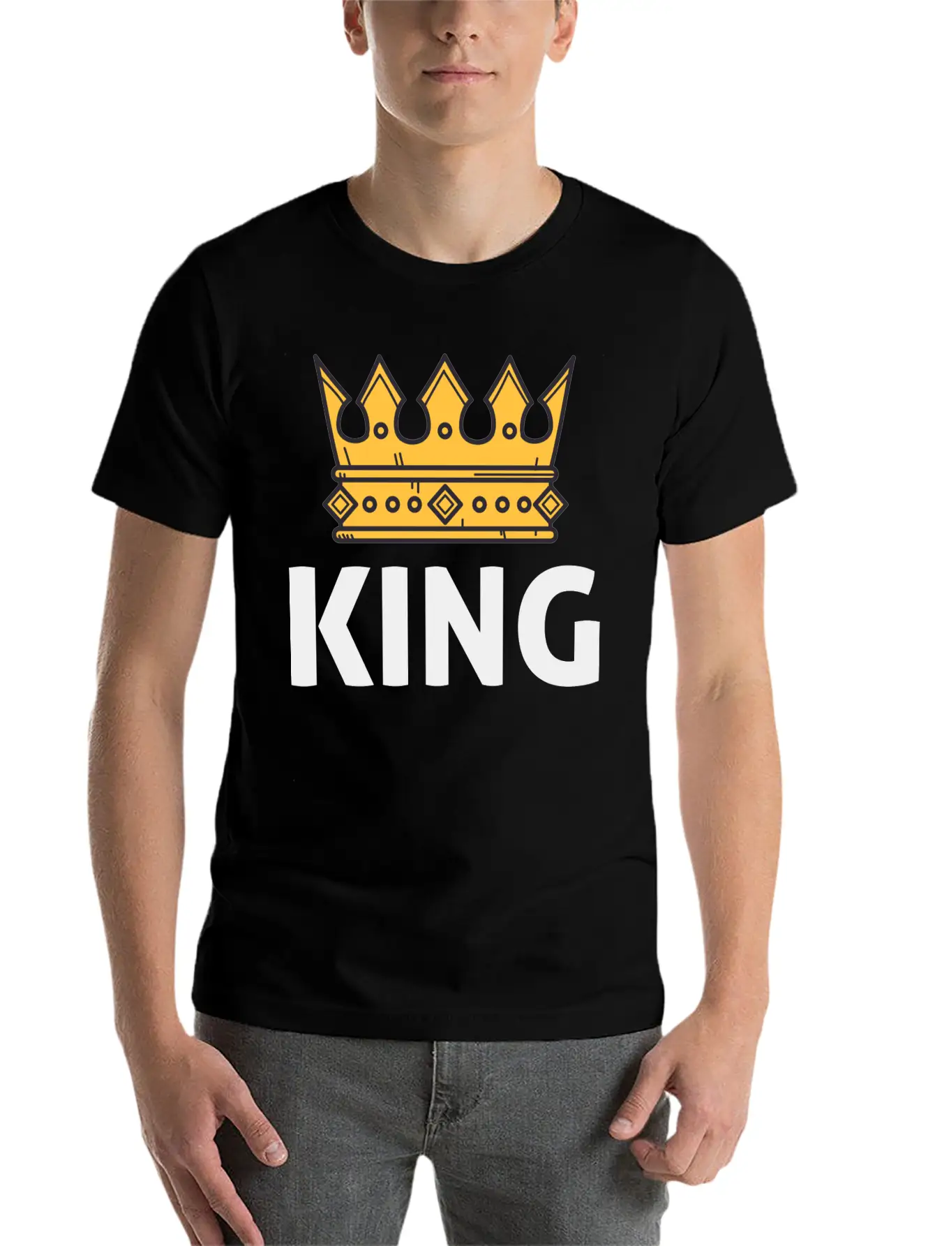 King Classic Cotton Tee – Unisex Comfort For Any Season