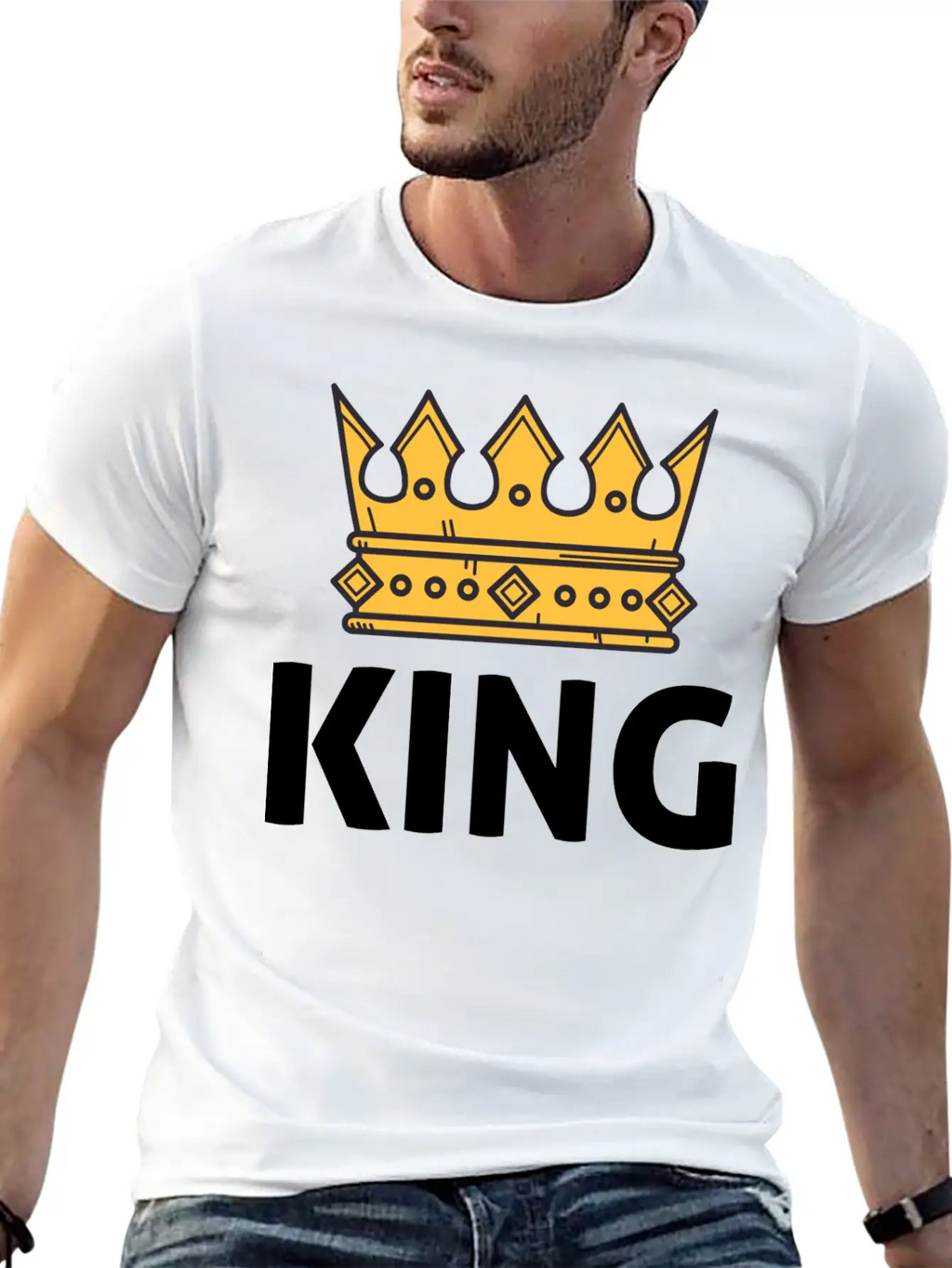 King Classic Cotton Tee – Unisex Comfort For Any Season