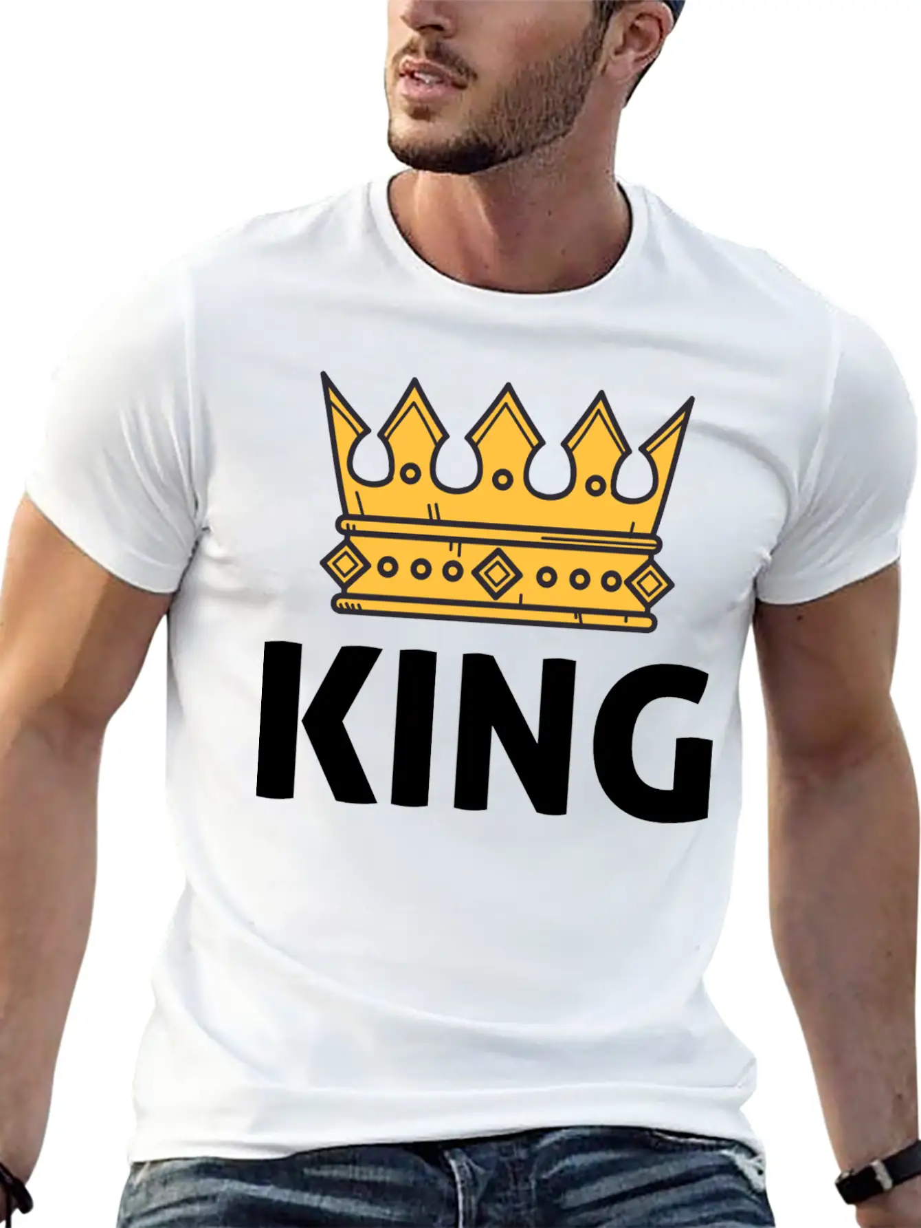 King Classic Cotton Tee – Unisex Comfort For Any Season