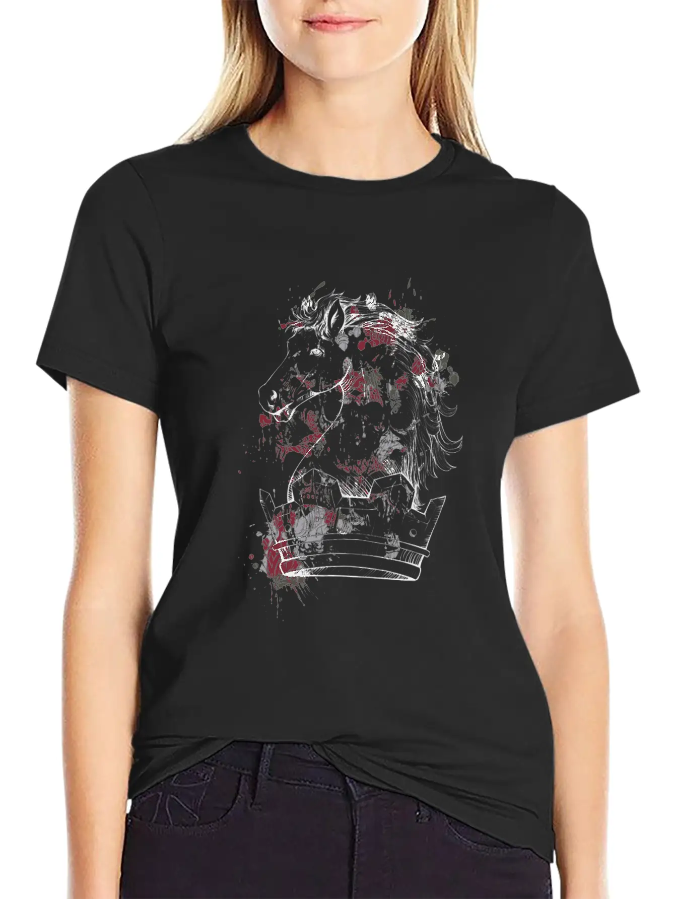 King Horse Relaxed Everyday Tee – Lightweight And Durable Cotton