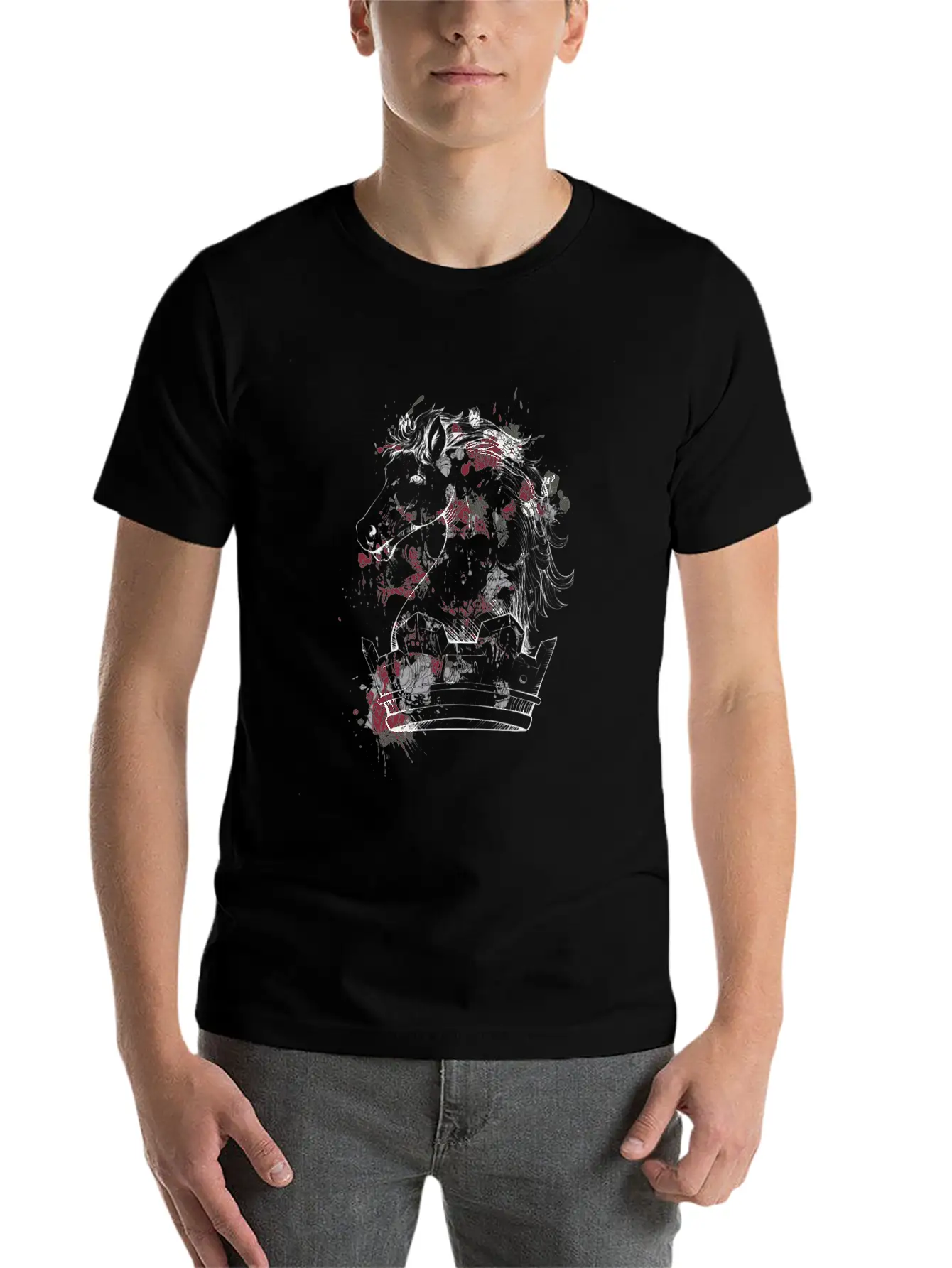 King Horse Relaxed Everyday Tee – Lightweight And Durable Cotton