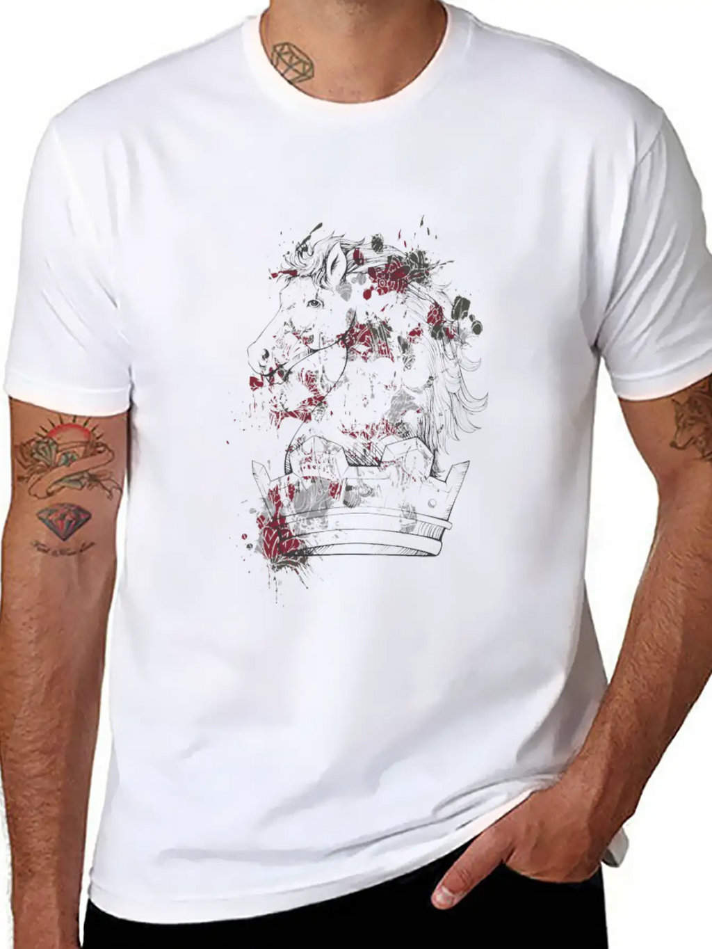 King Horse Relaxed Everyday Tee – Lightweight And Durable Cotton