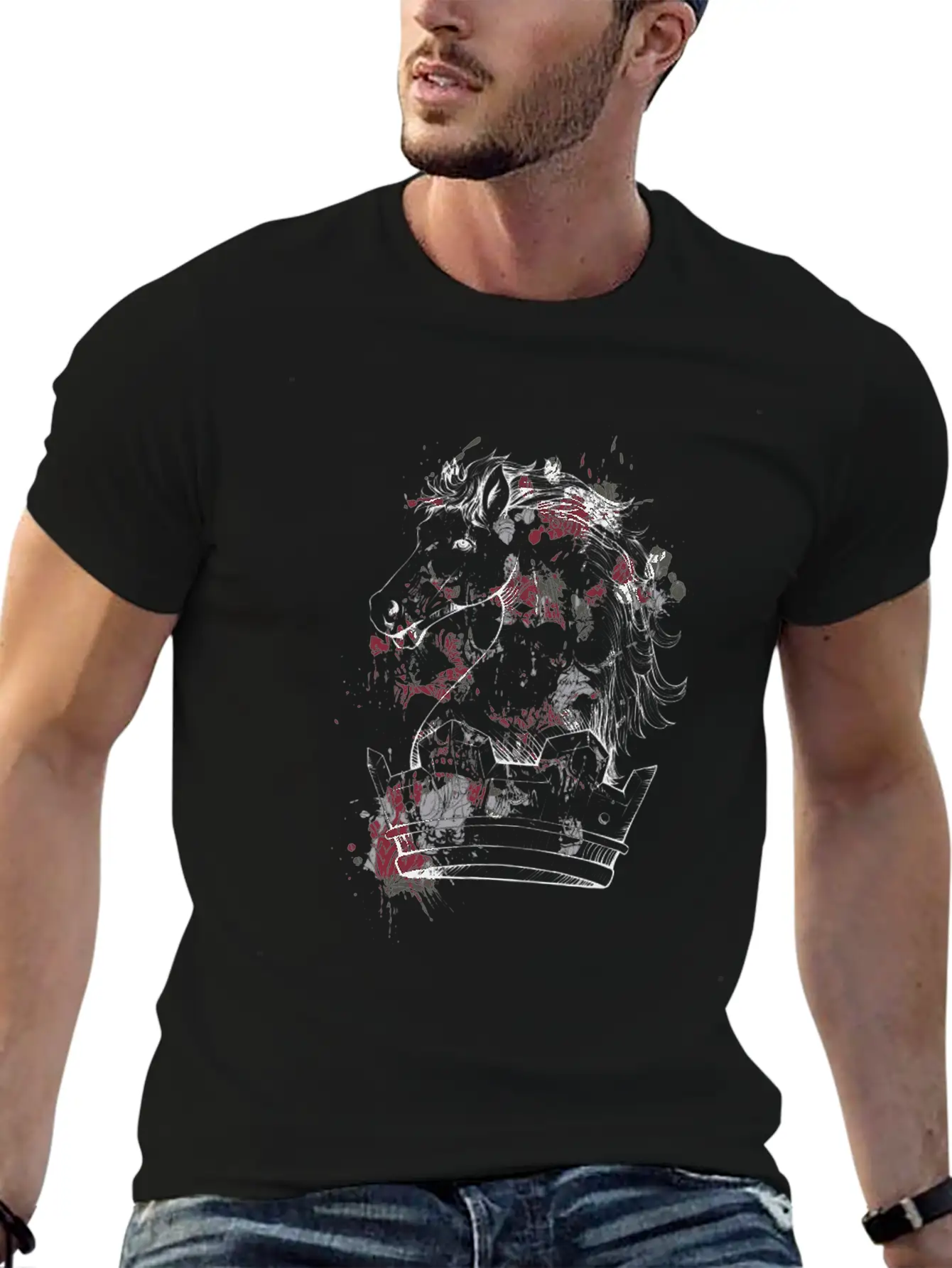 King Horse Relaxed Everyday Tee – Lightweight And Durable Cotton