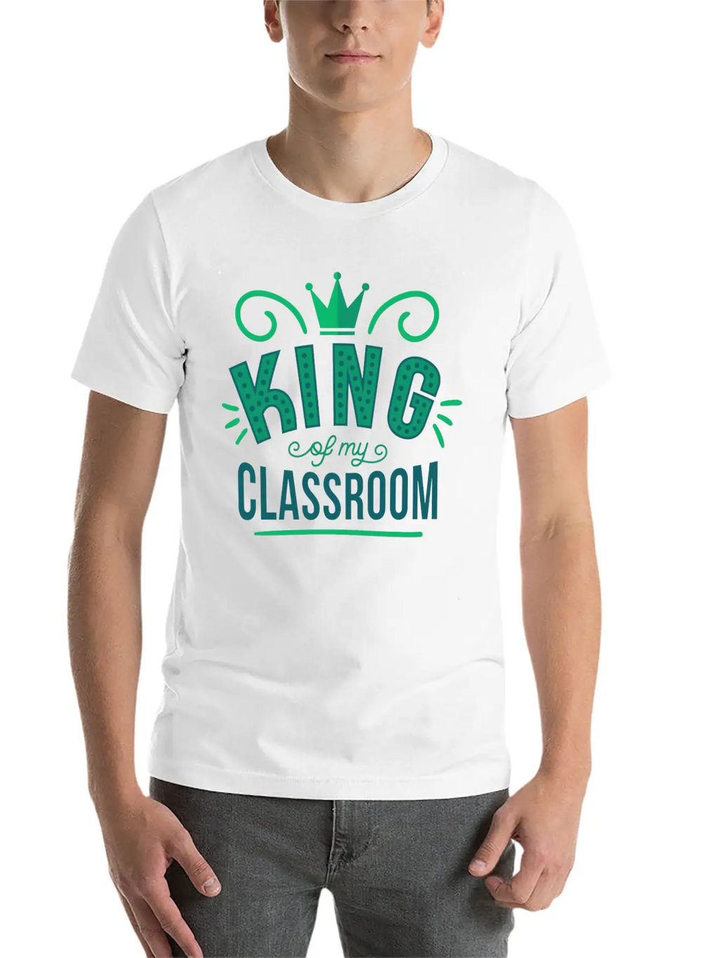 King King Classroom Son School Shirt Prince Breathable Graphic T-Shirt – Perfect For Casual Days