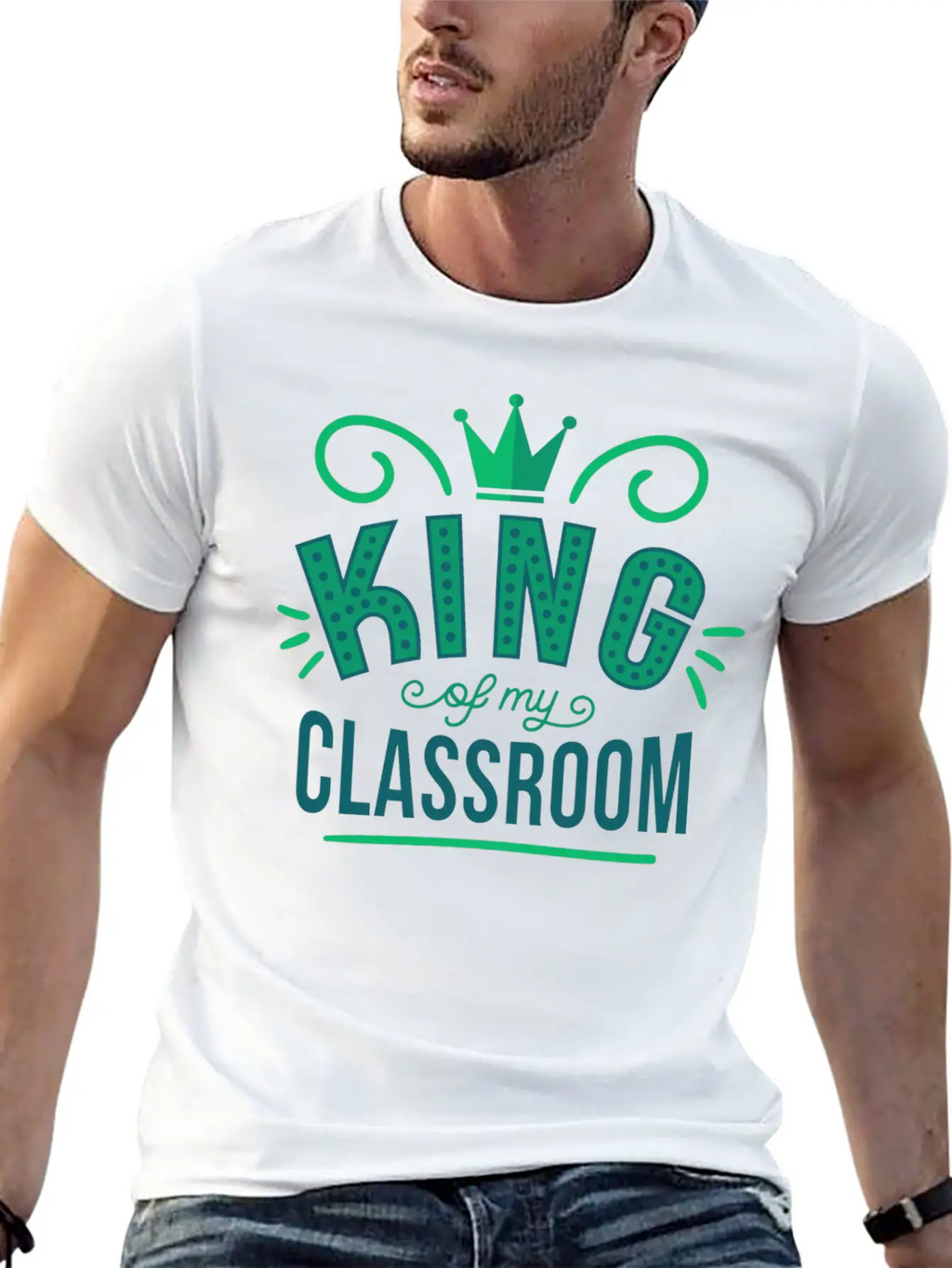 King King Classroom Son School Shirt Prince Breathable Graphic T-Shirt – Perfect For Casual Days