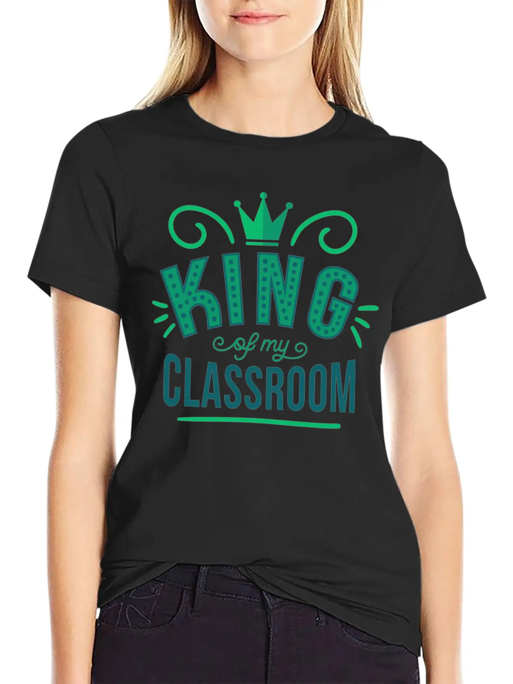 King King Classroom Son School Shirt Prince Breathable Graphic T-Shirt – Perfect For Casual Days