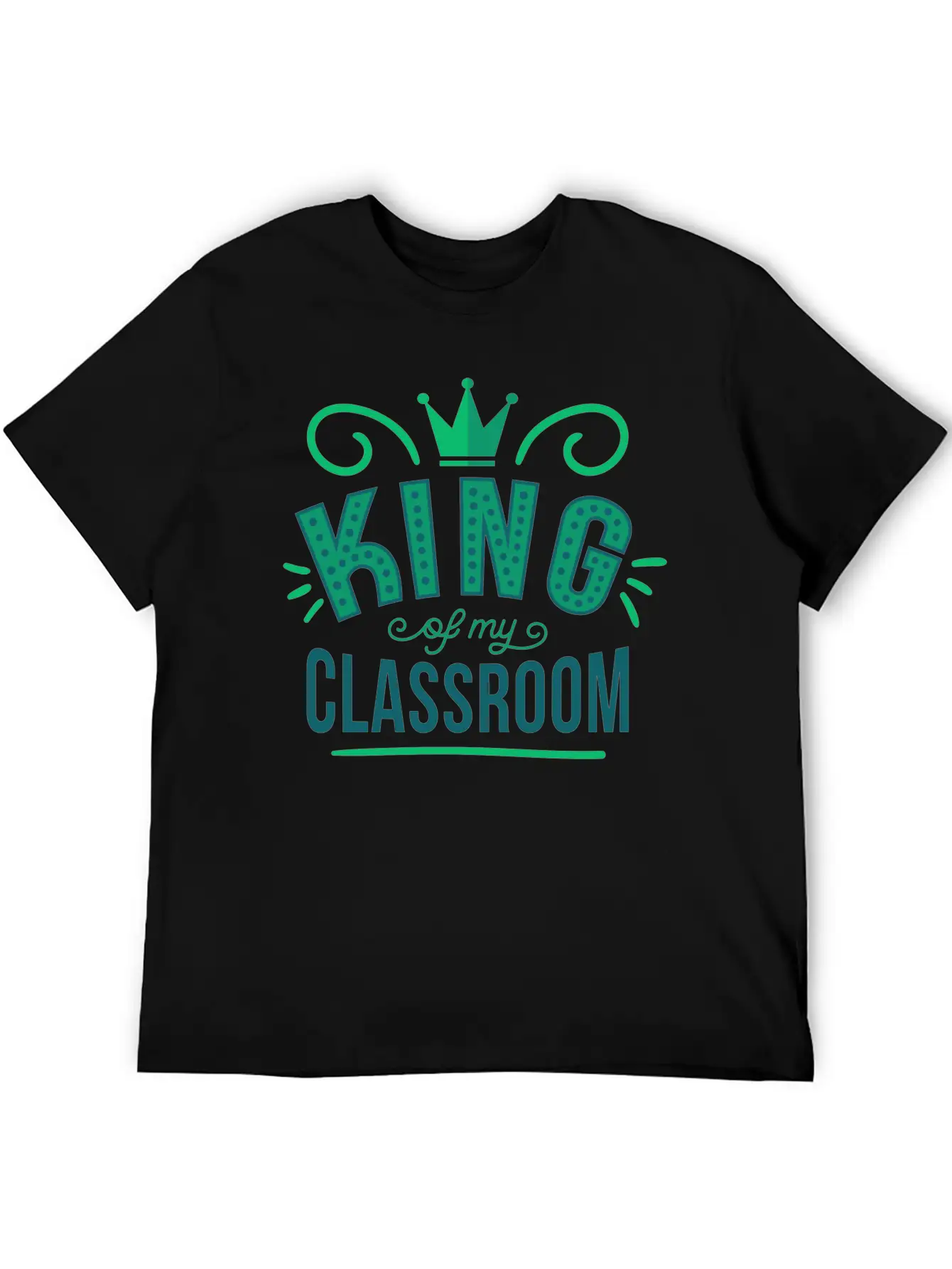 King King Classroom Son School Shirt Prince Breathable Graphic T-Shirt – Perfect For Casual Days