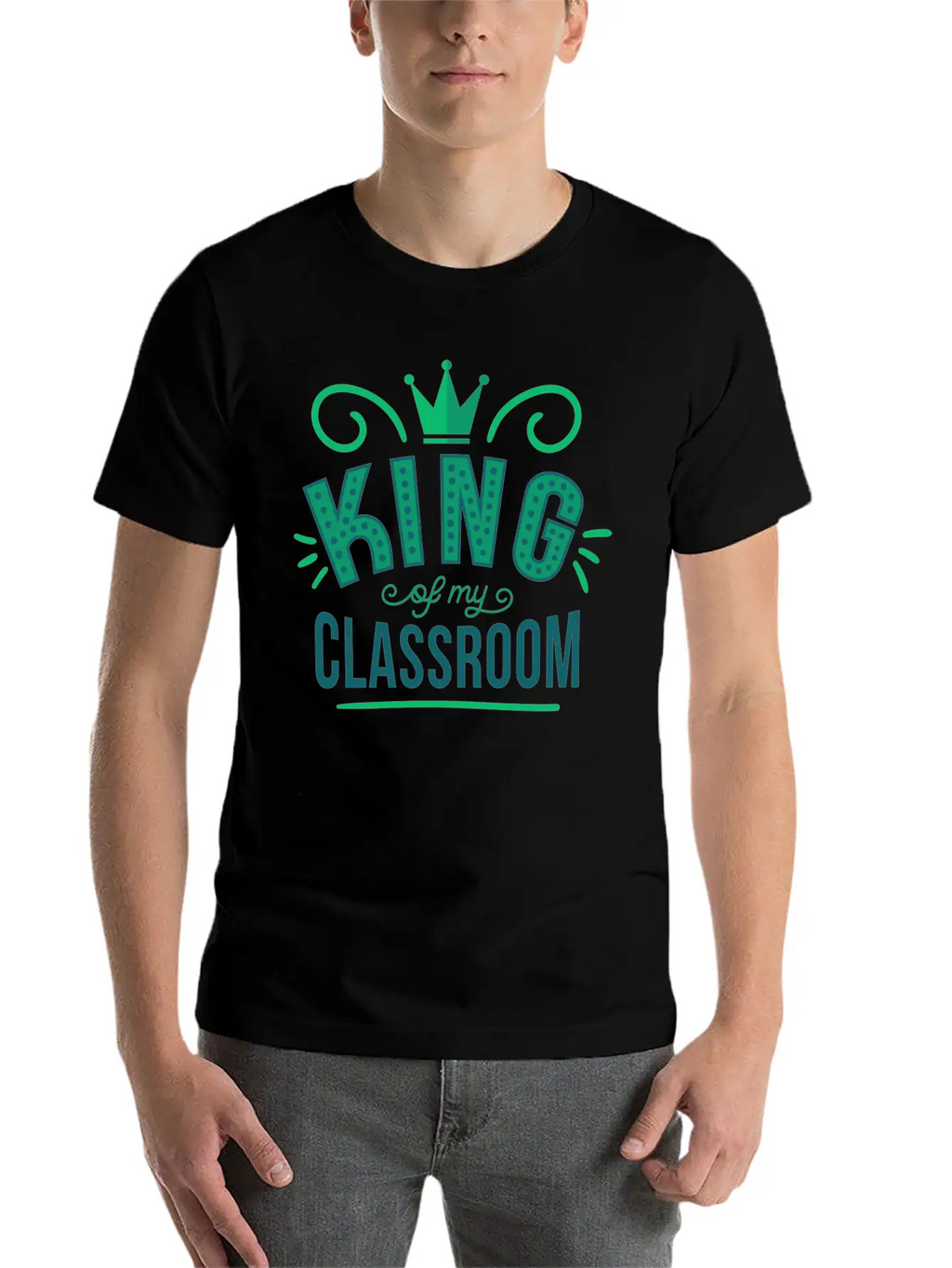 King King Classroom Son School Shirt Prince Breathable Graphic T-Shirt – Perfect For Casual Days