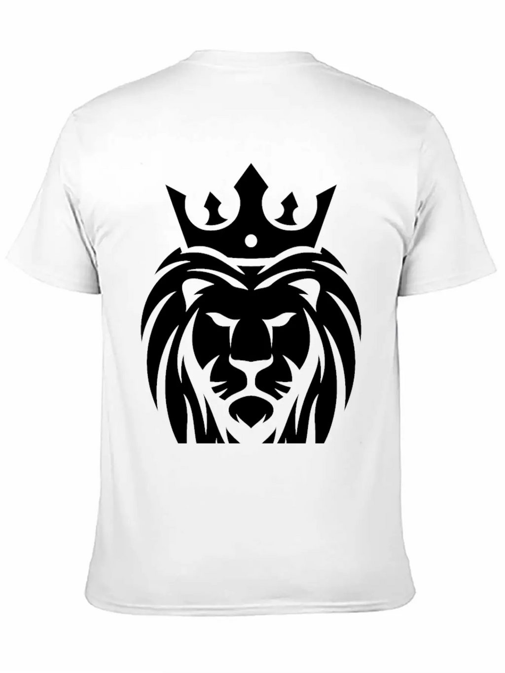 King Lion Royal, Regal, Kingly, Crown, Royalty Stylish Everyday T-Shirt – Unisex Basic Cotton Tee