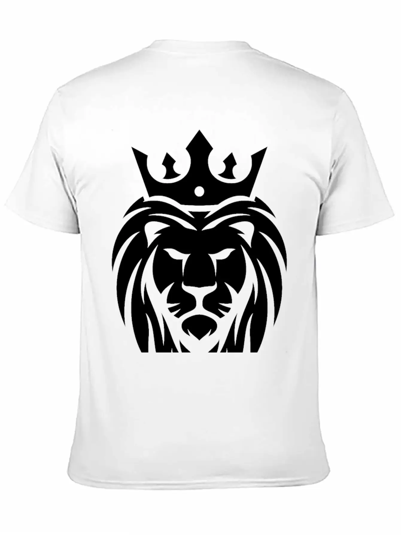 King Lion Royal, Regal, Kingly, Crown, Royalty Stylish Everyday T-Shirt – Unisex Basic Cotton Tee