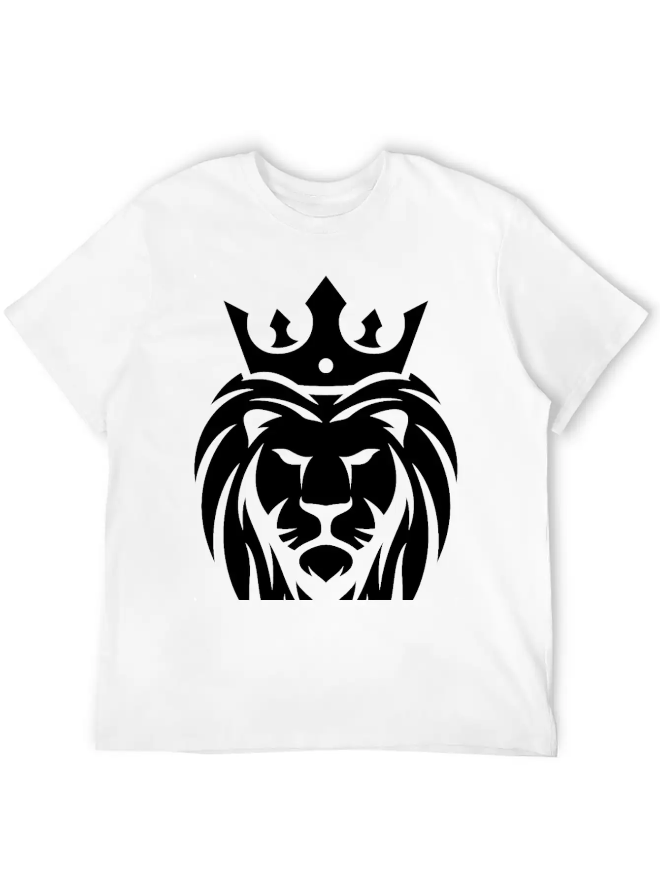 King Lion Royal, Regal, Kingly, Crown, Royalty Stylish Everyday T-Shirt – Unisex Basic Cotton Tee
