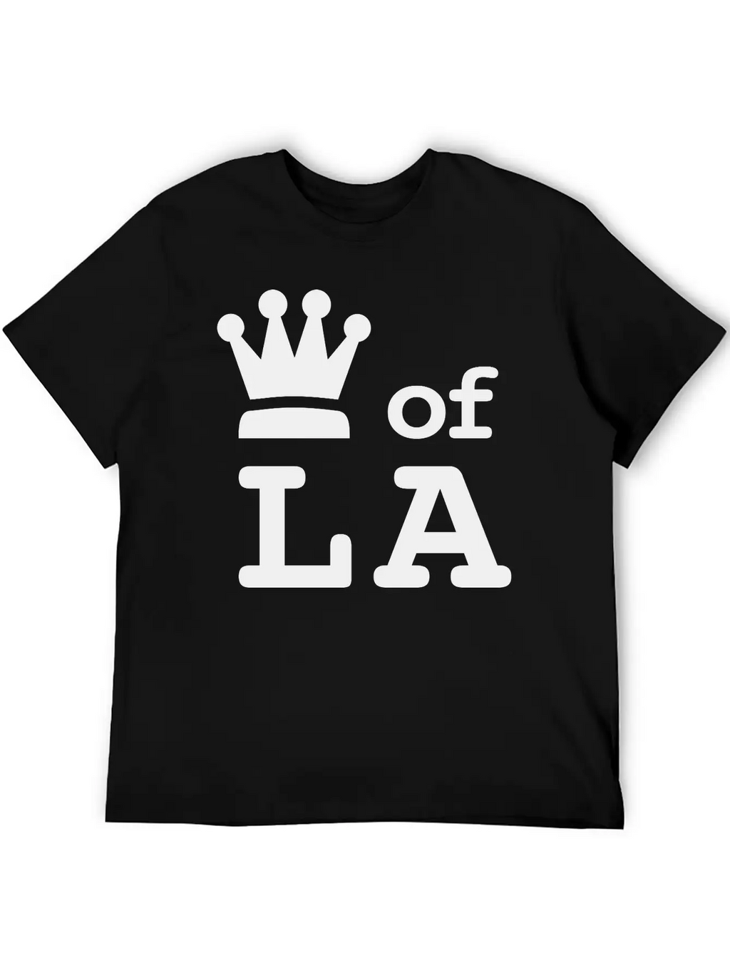 King Of LA • Queen Of LA "I Run This Town" Royalty Essential Cotton Tee For Daily Outfits – Unisex Style