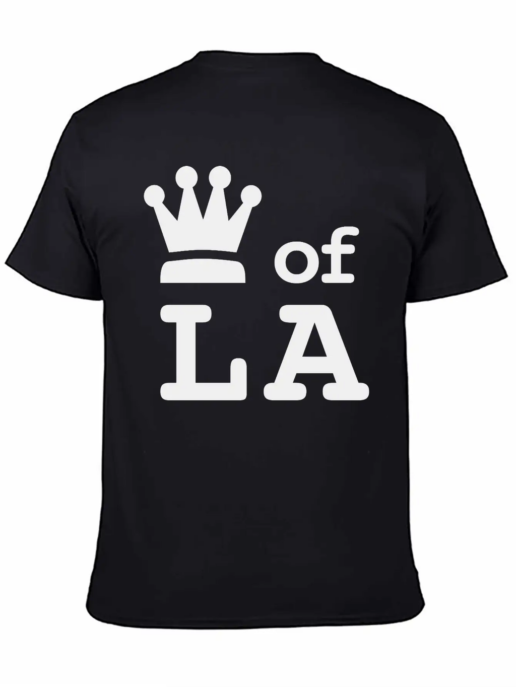 King Of LA • Queen Of LA "I Run This Town" Royalty Essential Cotton Tee For Daily Outfits – Unisex Style