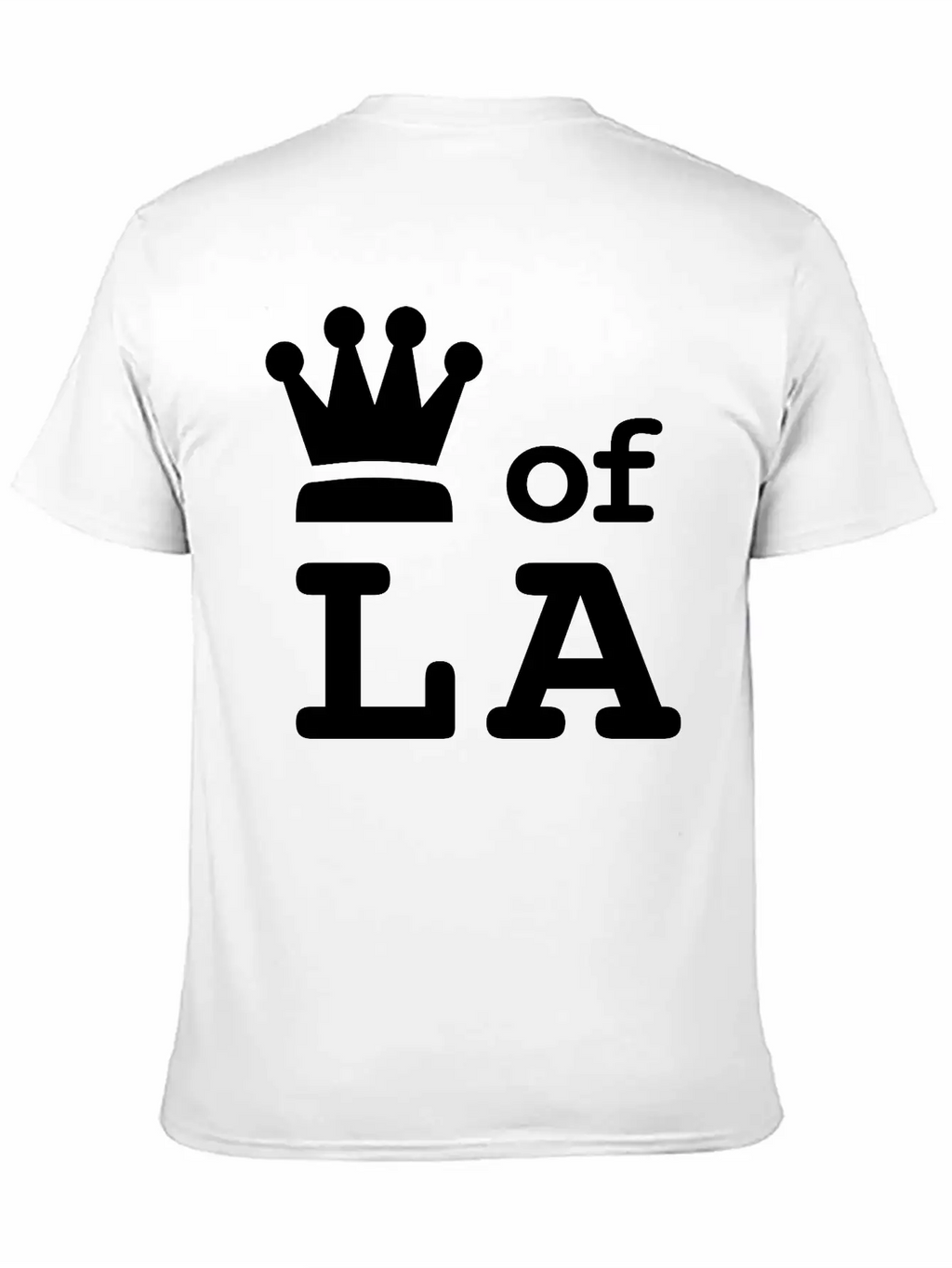 King Of LA • Queen Of LA "I Run This Town" Royalty Essential Cotton Tee For Daily Outfits – Unisex Style