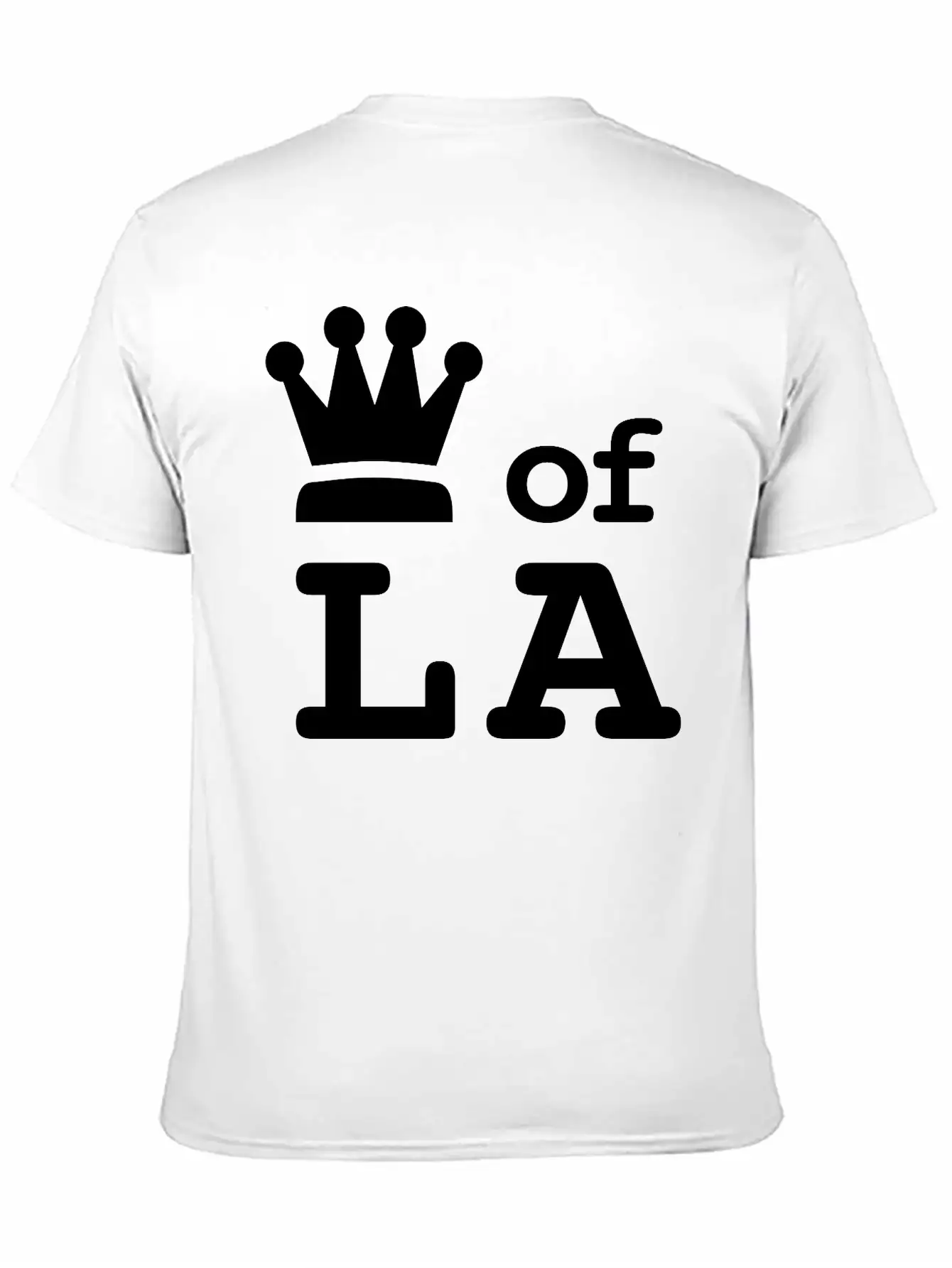 King Of LA • Queen Of LA "I Run This Town" Royalty Essential Cotton Tee For Daily Outfits – Unisex Style