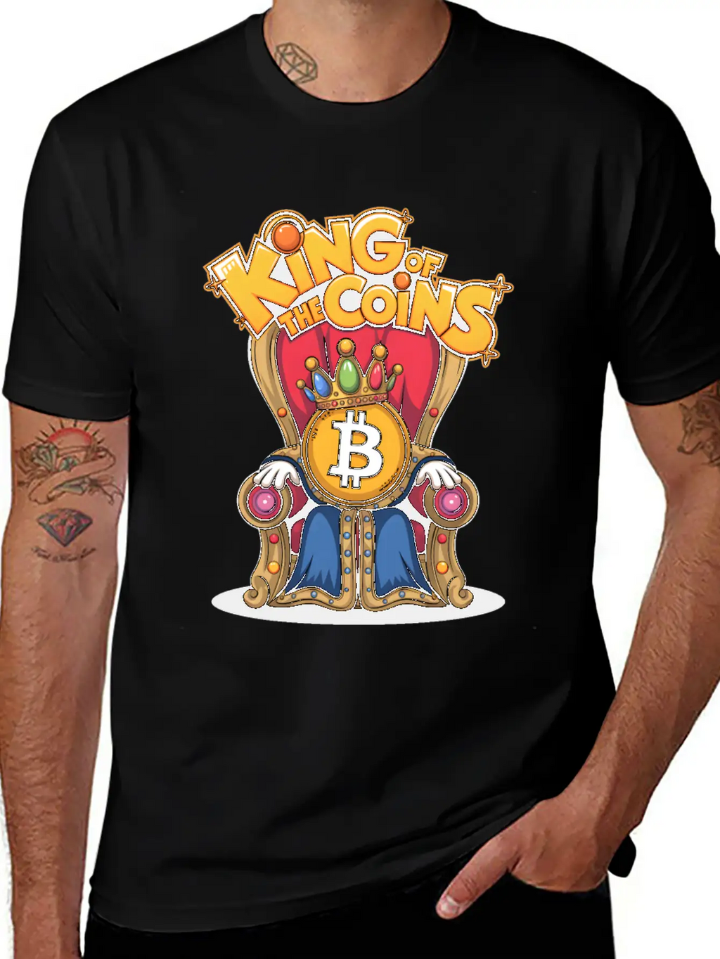 King Of The Coins Relaxed Everyday Tee – Lightweight And Durable Cotton