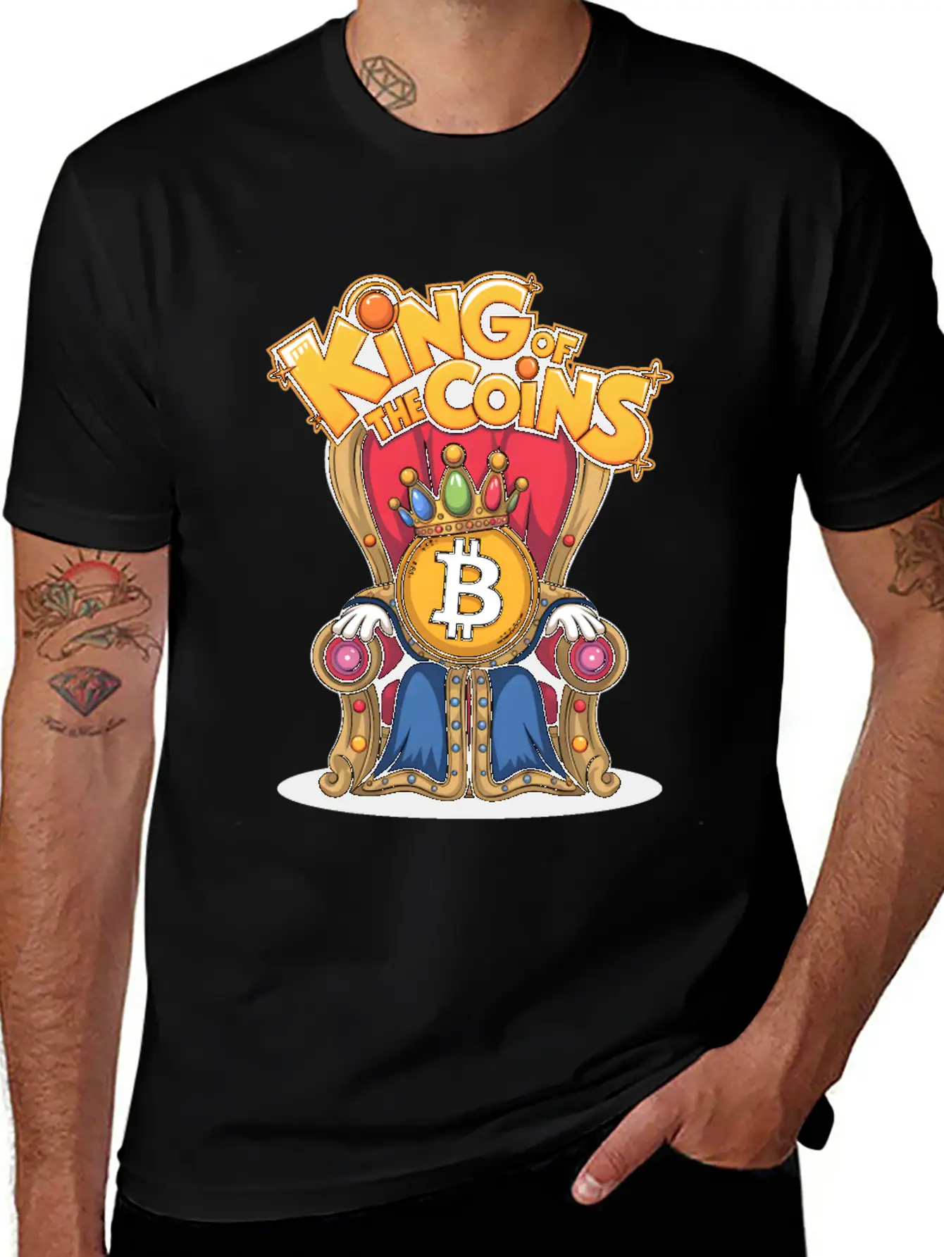 King Of The Coins Relaxed Everyday Tee – Lightweight And Durable Cotton