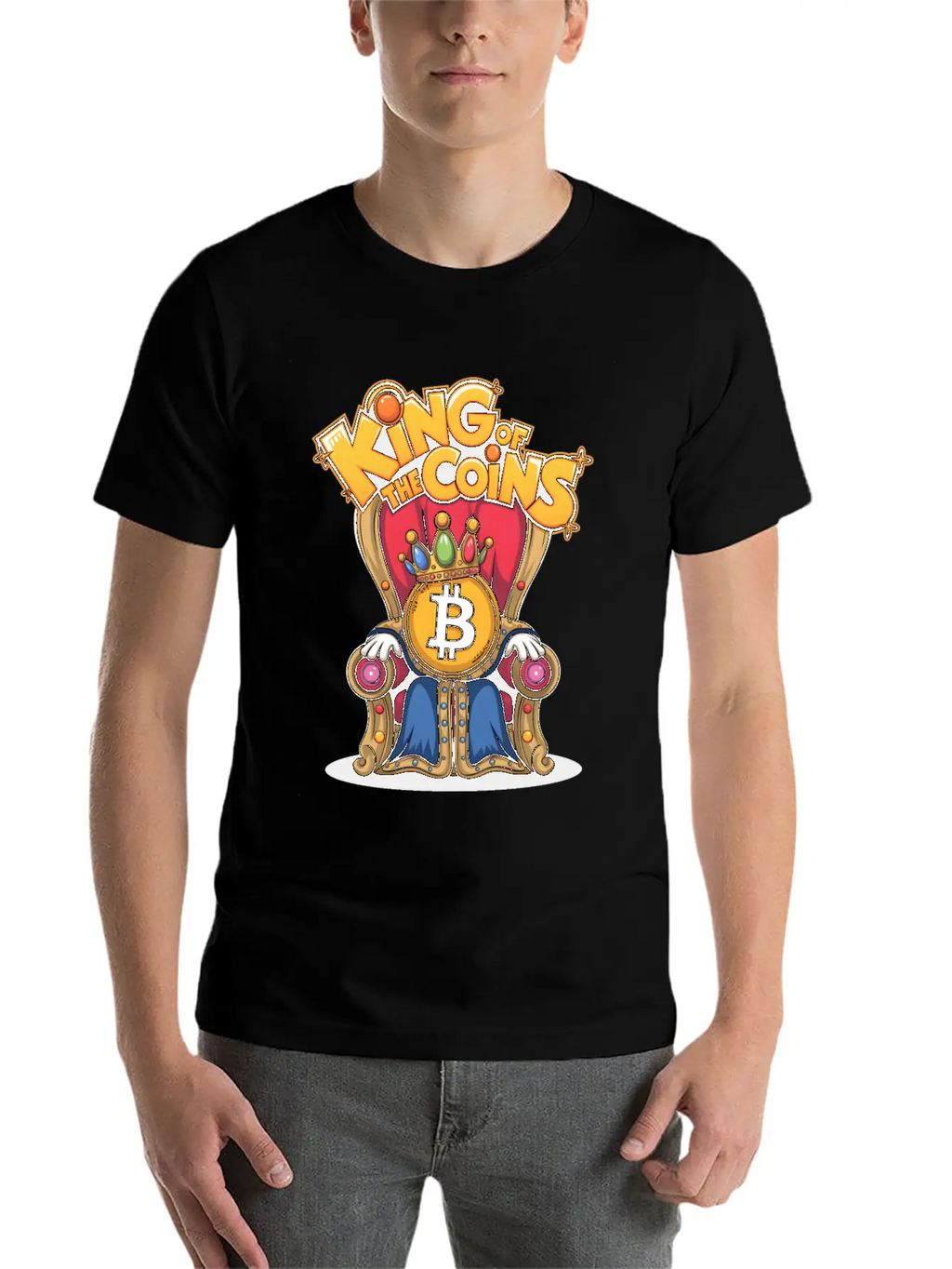 King Of The Coins Relaxed Everyday Tee – Lightweight And Durable Cotton