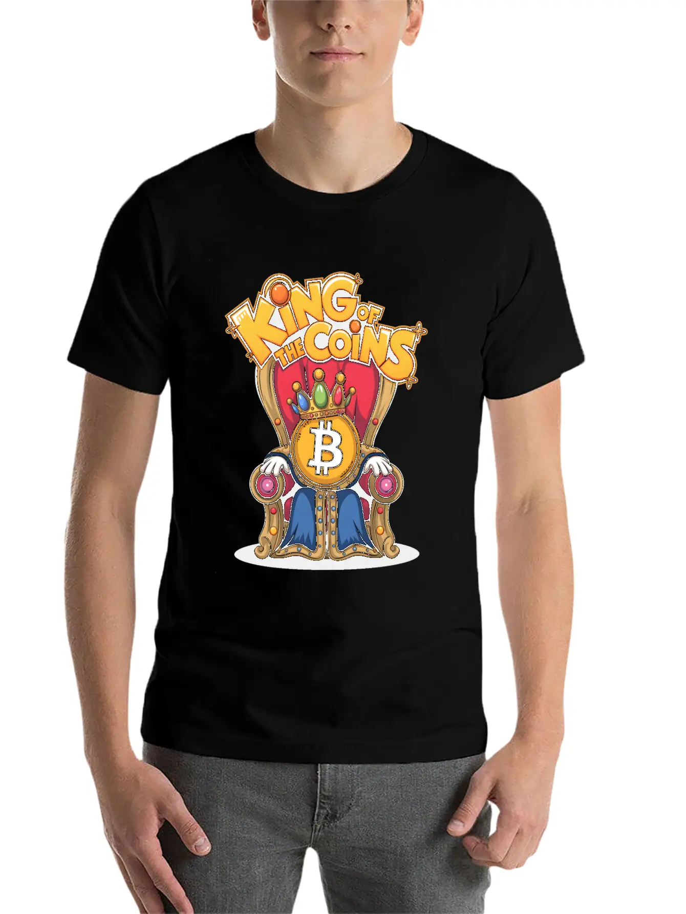 King Of The Coins Relaxed Everyday Tee – Lightweight And Durable Cotton