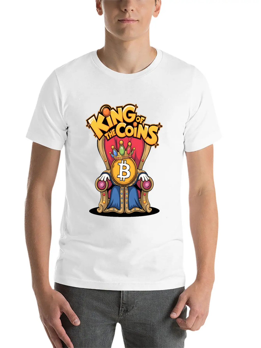 King Of The Coins Relaxed Everyday Tee – Lightweight And Durable Cotton