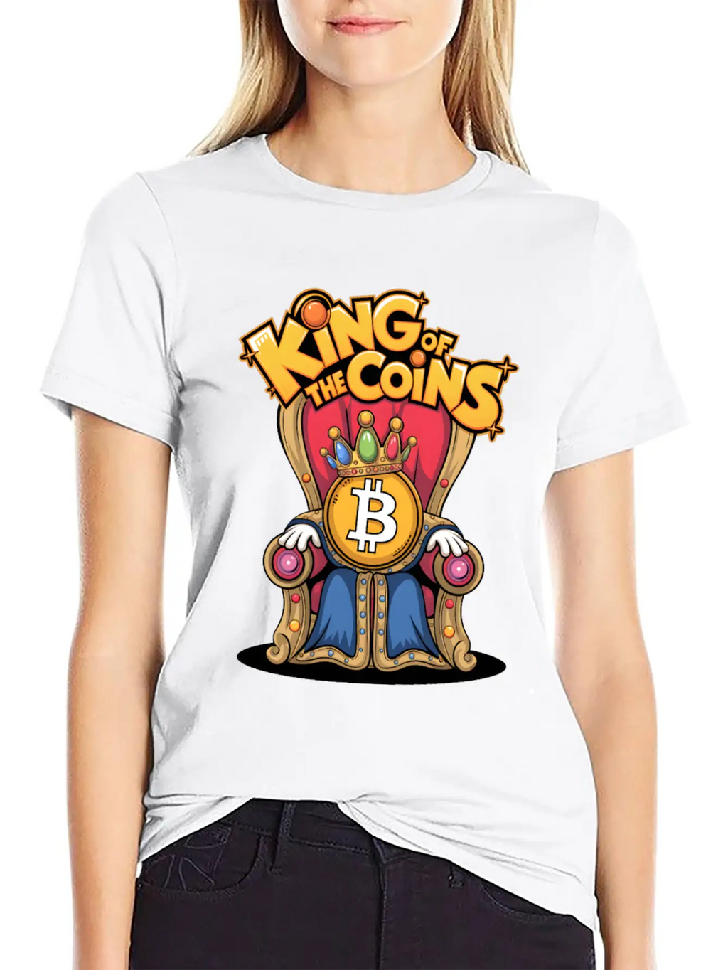 King Of The Coins Relaxed Everyday Tee – Lightweight And Durable Cotton