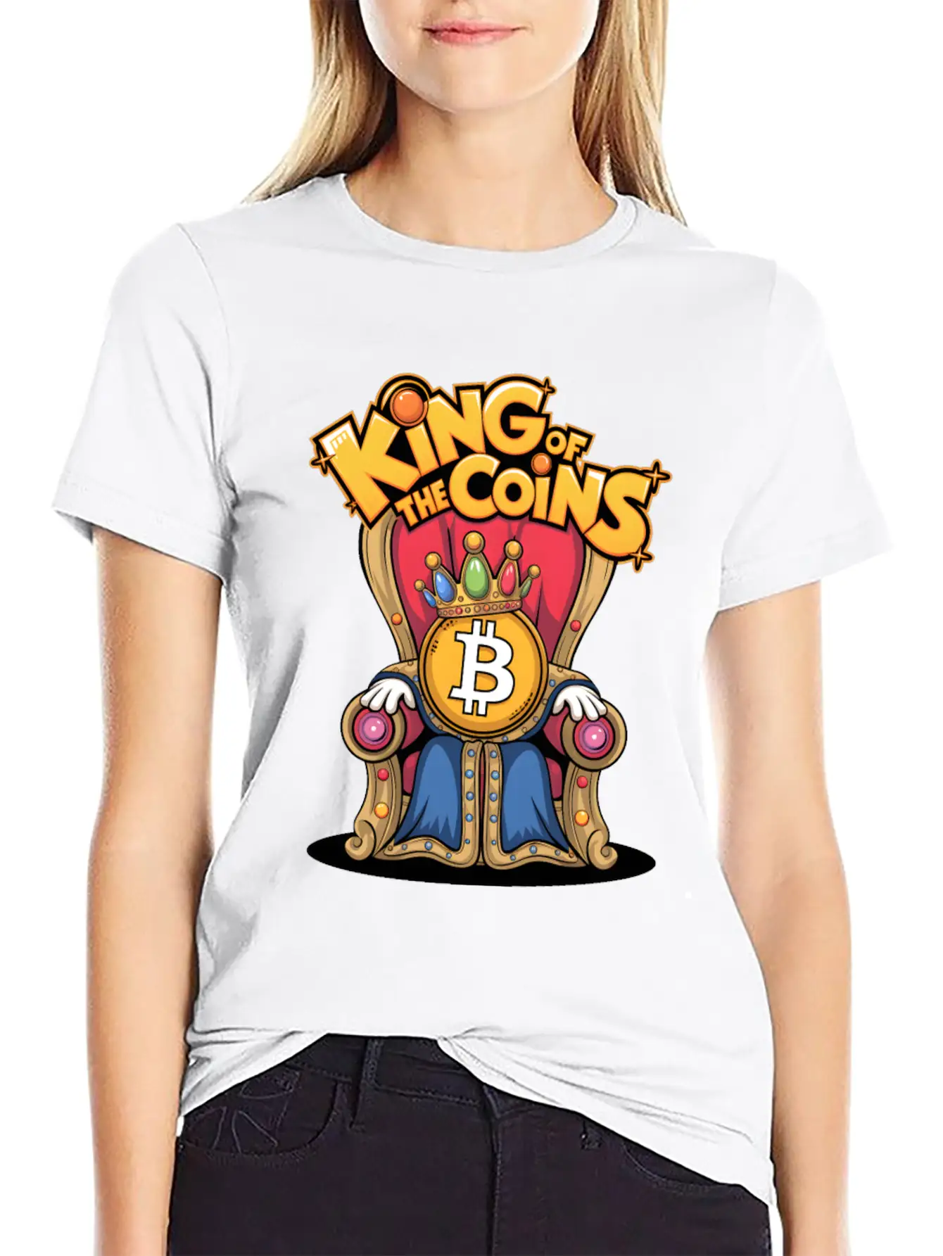King Of The Coins Relaxed Everyday Tee – Lightweight And Durable Cotton