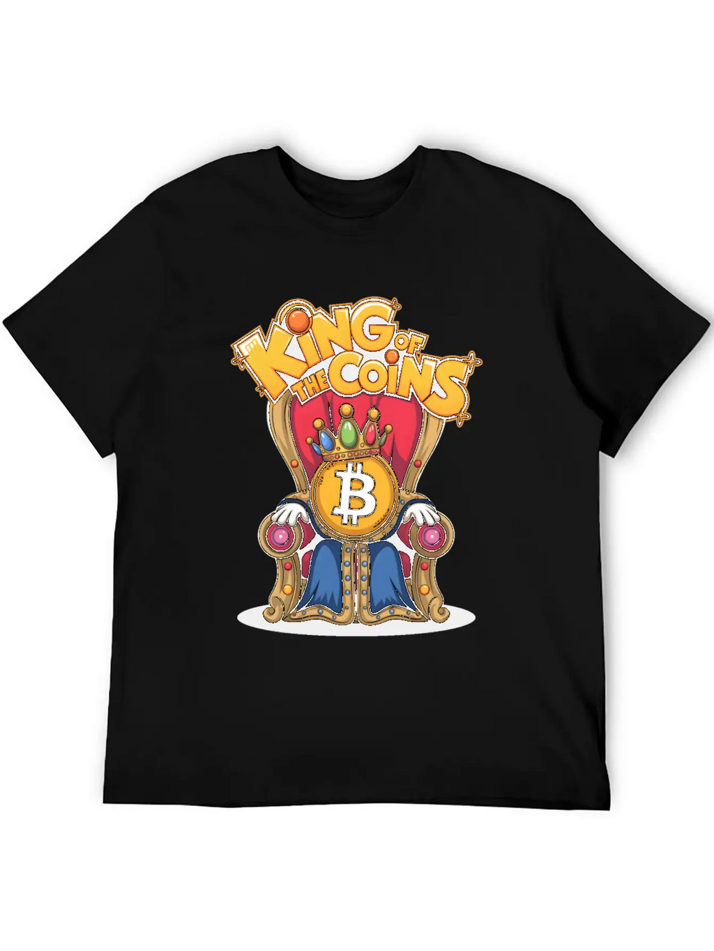 King Of The Coins Relaxed Everyday Tee – Lightweight And Durable Cotton