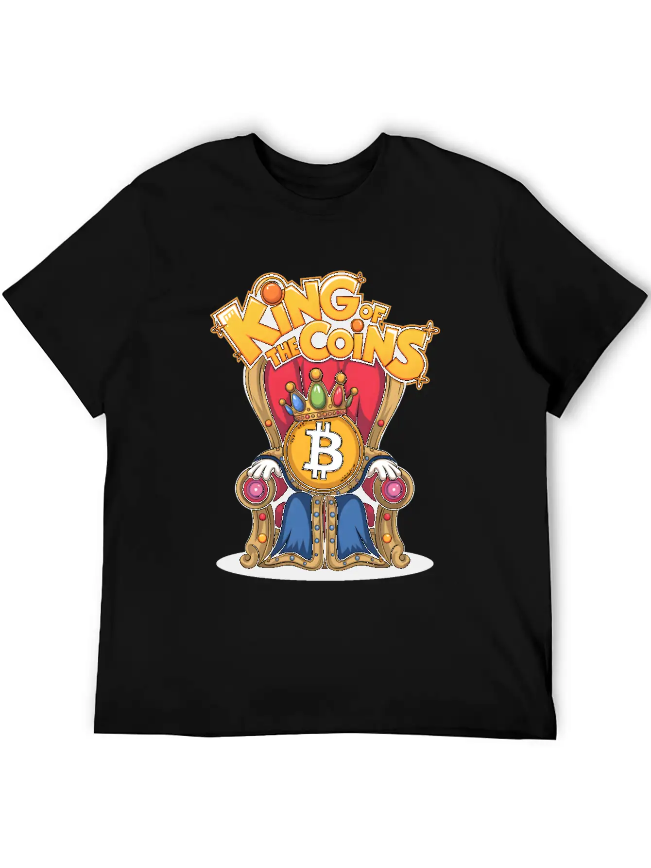 King Of The Coins Relaxed Everyday Tee – Lightweight And Durable Cotton