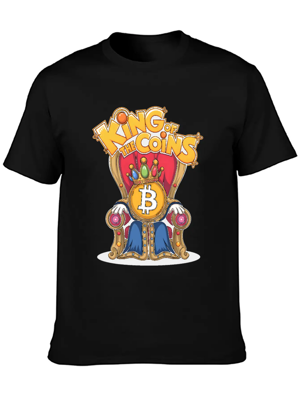 King Of The Coins Relaxed Everyday Tee – Lightweight And Durable Cotton