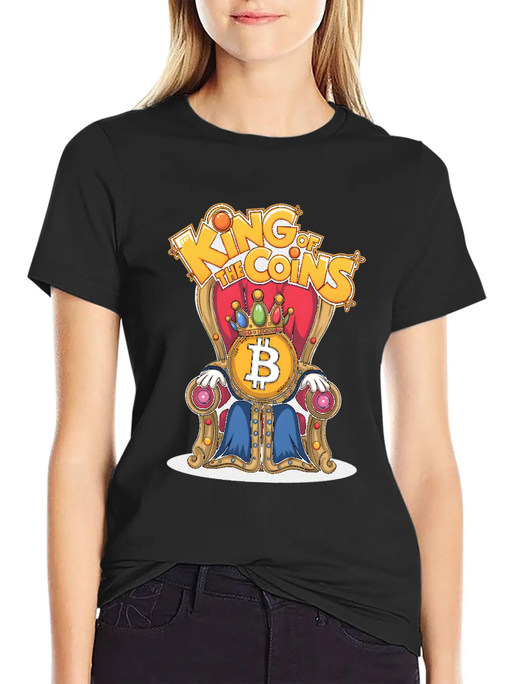 King Of The Coins Relaxed Everyday Tee – Lightweight And Durable Cotton