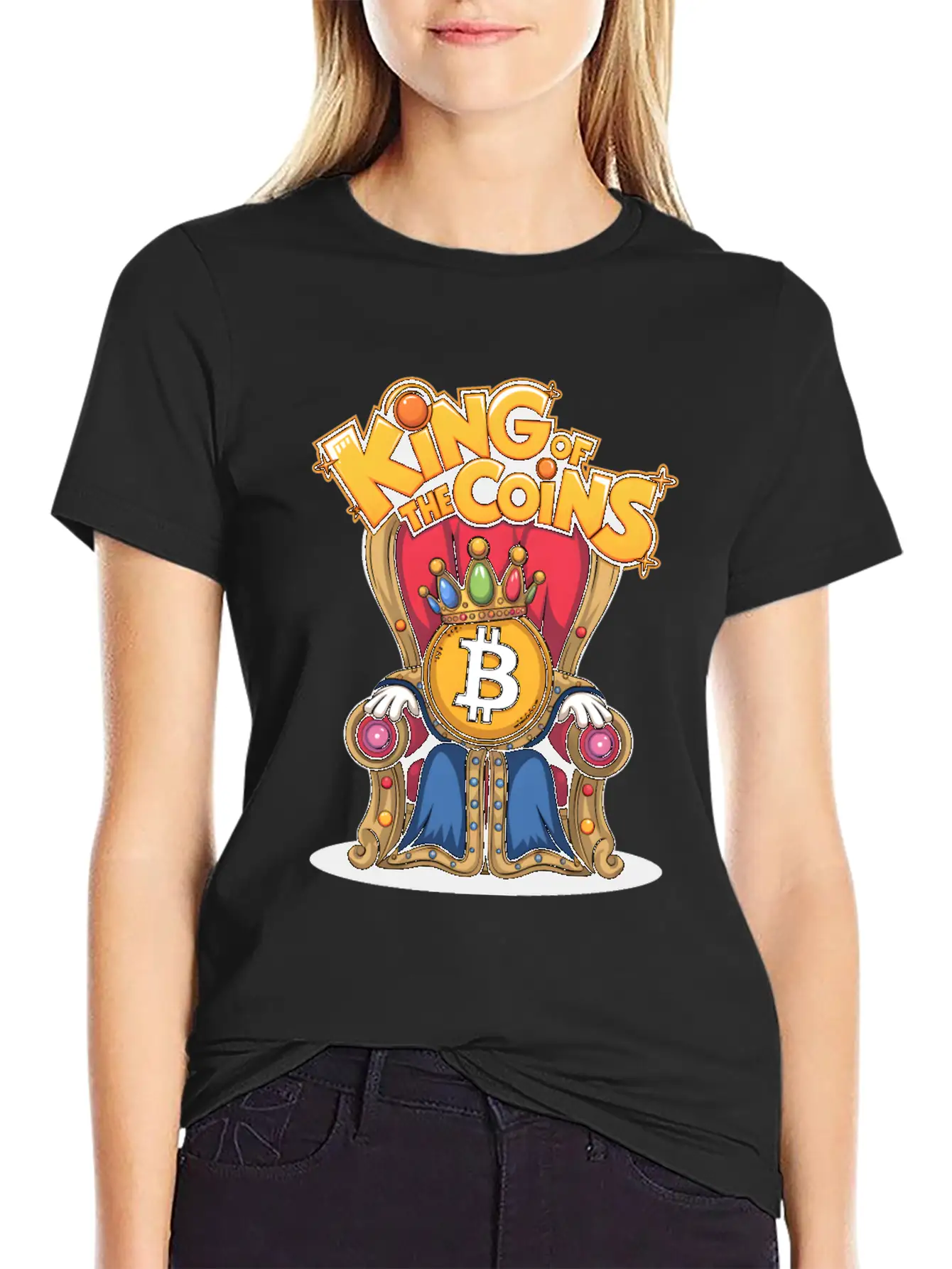 King Of The Coins Relaxed Everyday Tee – Lightweight And Durable Cotton