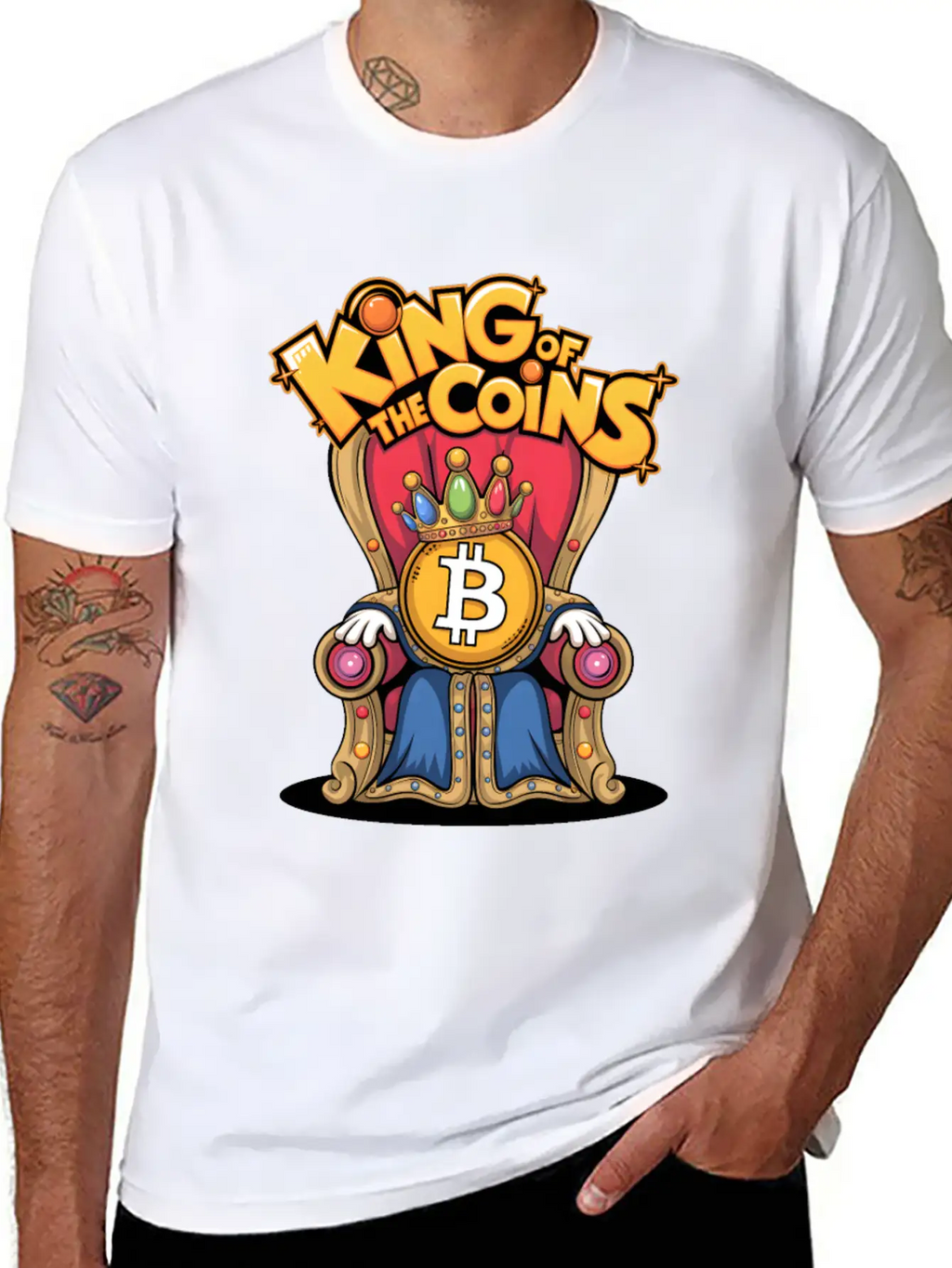 King Of The Coins Relaxed Everyday Tee – Lightweight And Durable Cotton