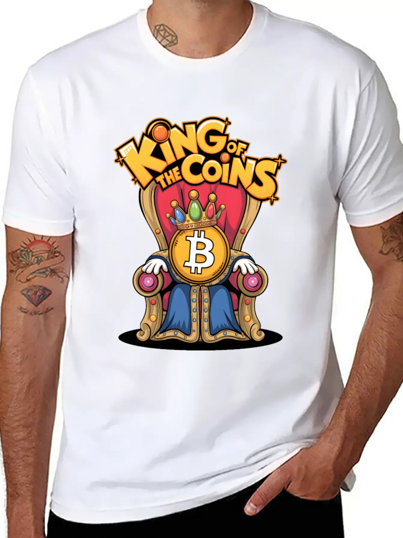 King Of The Coins Relaxed Everyday Tee – Lightweight And Durable Cotton