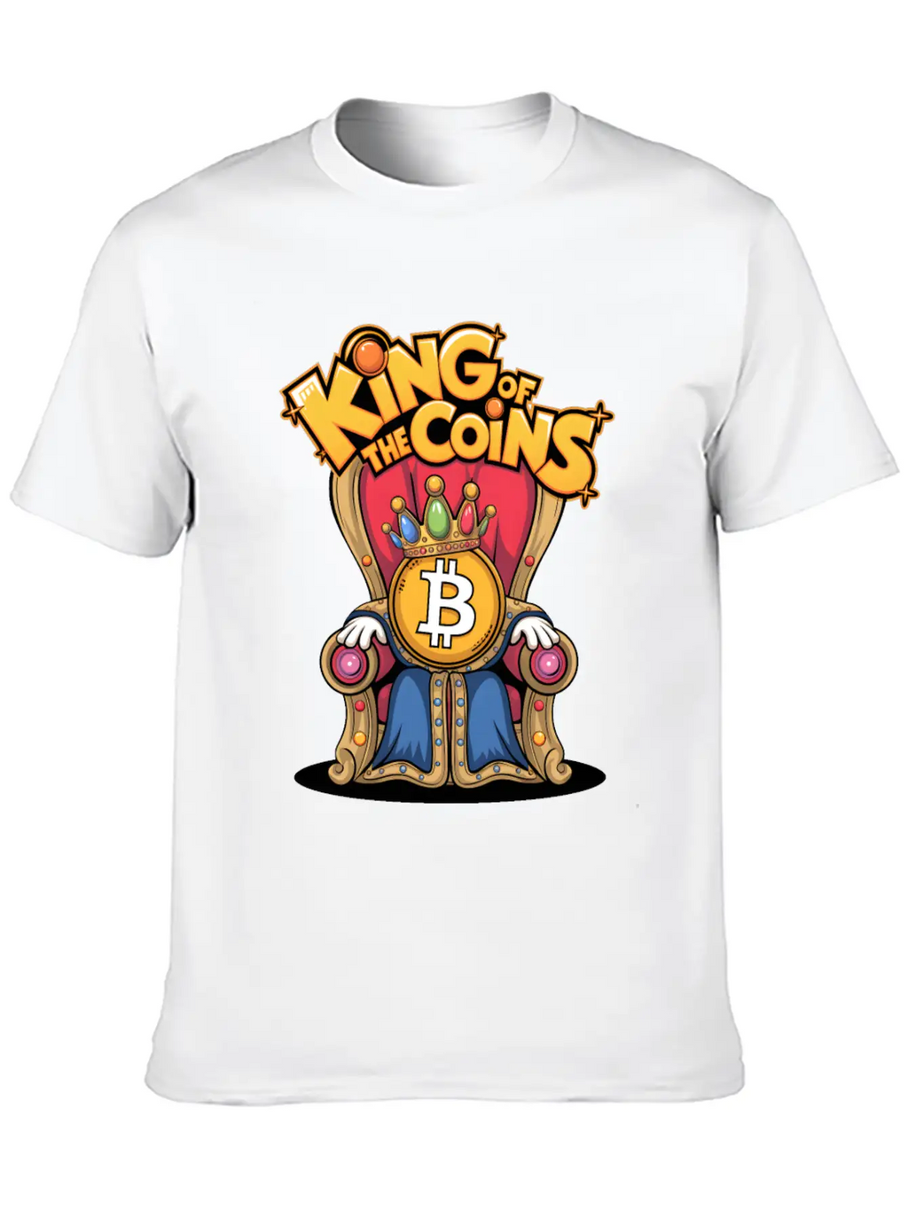King Of The Coins Relaxed Everyday Tee – Lightweight And Durable Cotton