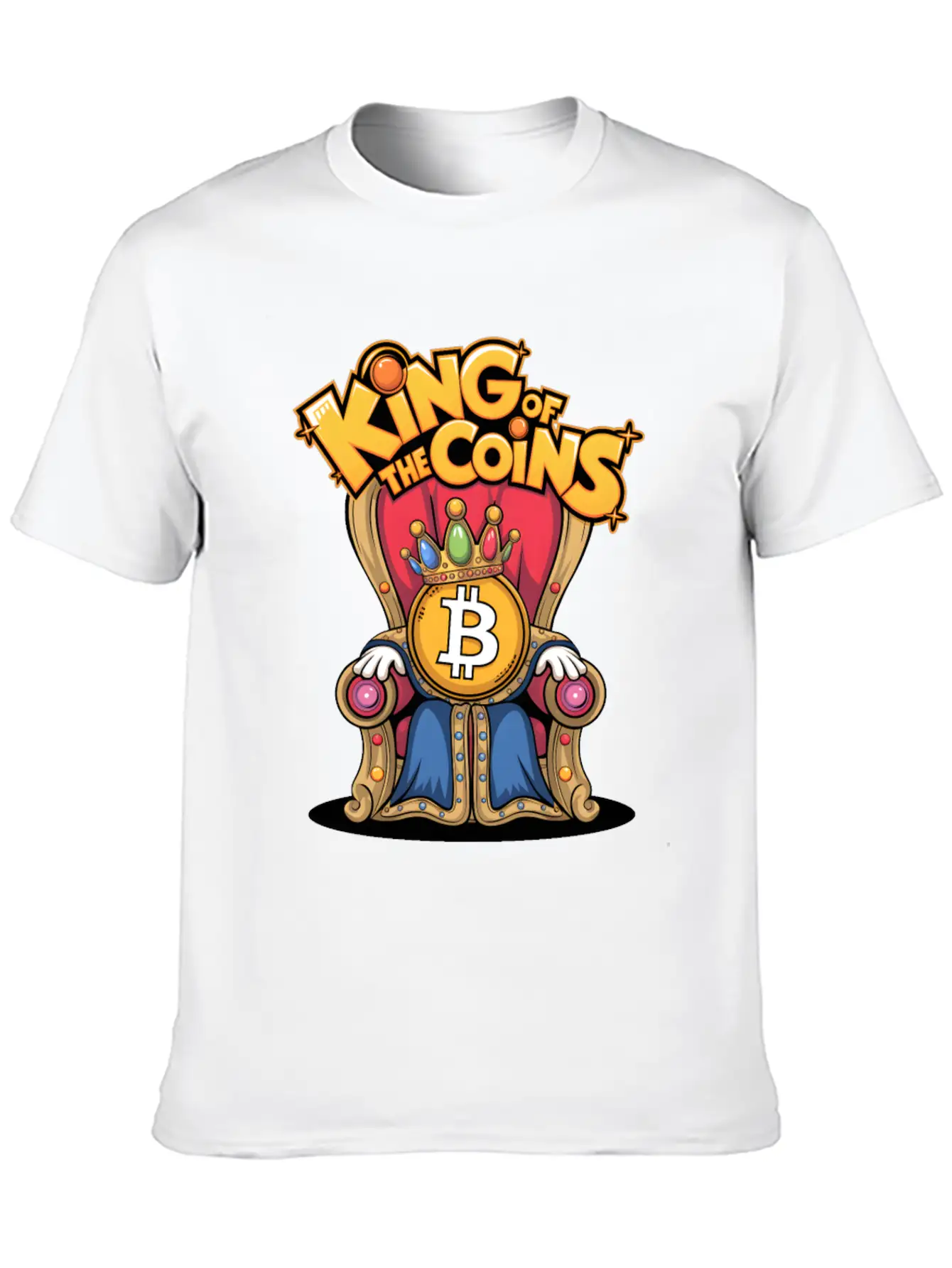 King Of The Coins Relaxed Everyday Tee – Lightweight And Durable Cotton